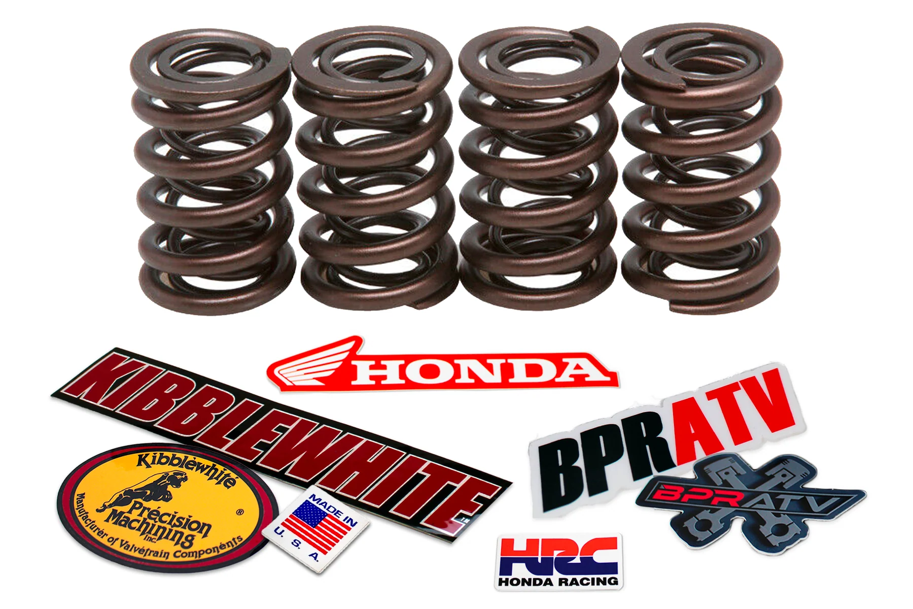 Honda ATC350X 85-86 Kibblewhite Valve Spring Kit RED Seals Titanium Retainers HD - Image 17