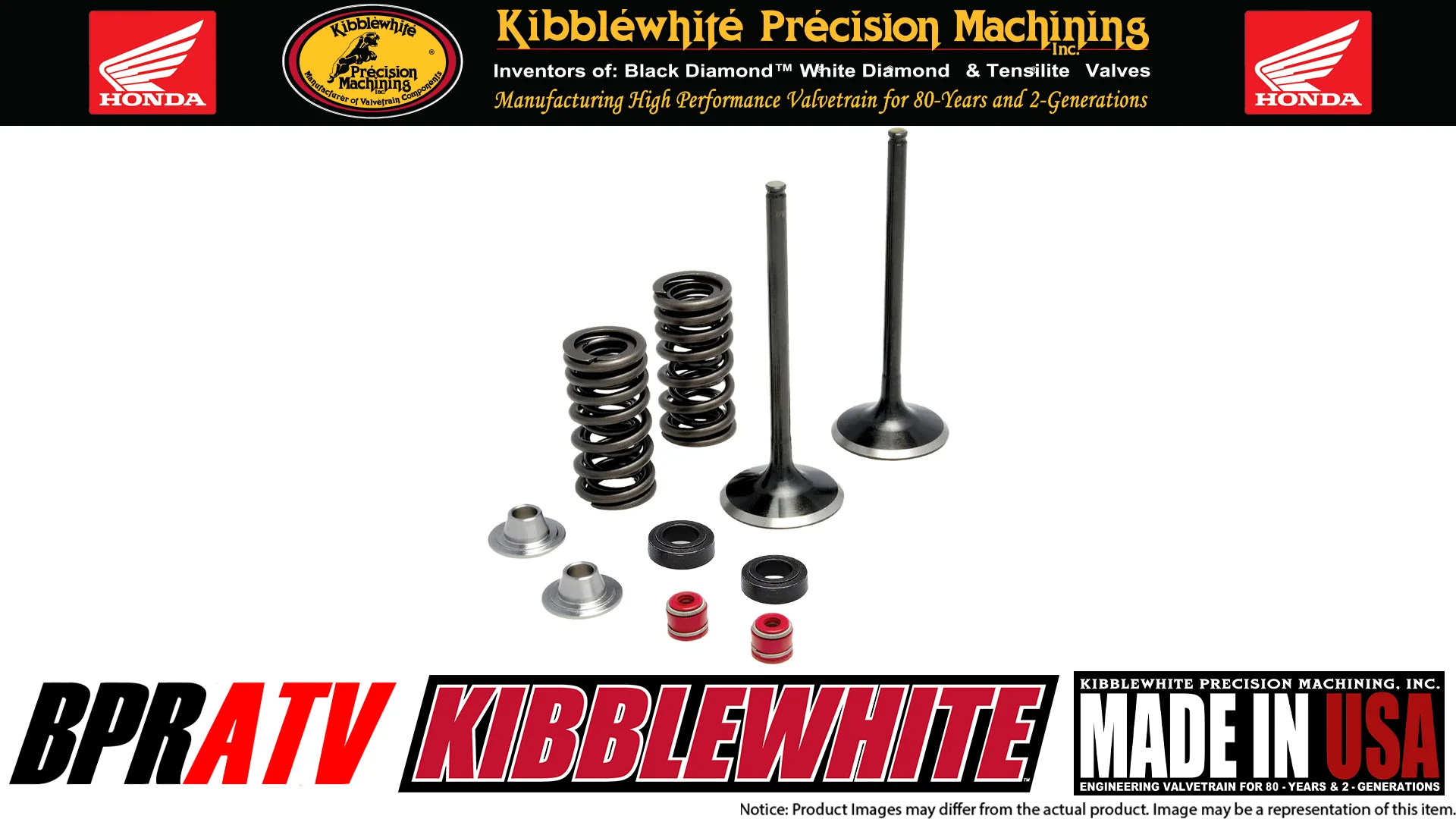 Honda CRF250R CRF 250R 250X Kibblewhite Stainless Intake Valves Springs Seals - Image 3
