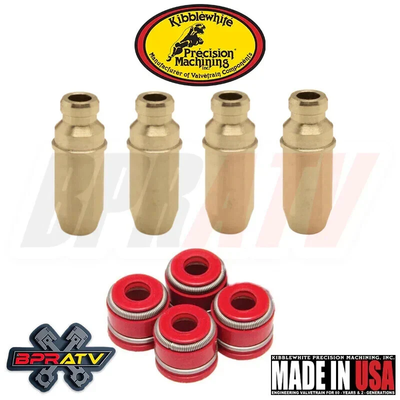 Honda CRF250R Kibblewhite Valve Guide Guides KPMI RED Viton Seals 2010-2015 USA - Image 17