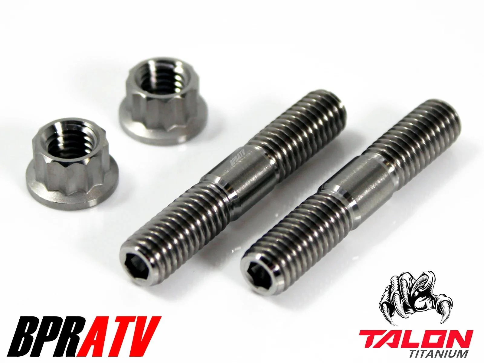 19 20 Honda CRF450L CRF 450L Titanium Head Exhaust Studs Nuts Bolts & Gasket Kit - Image 3