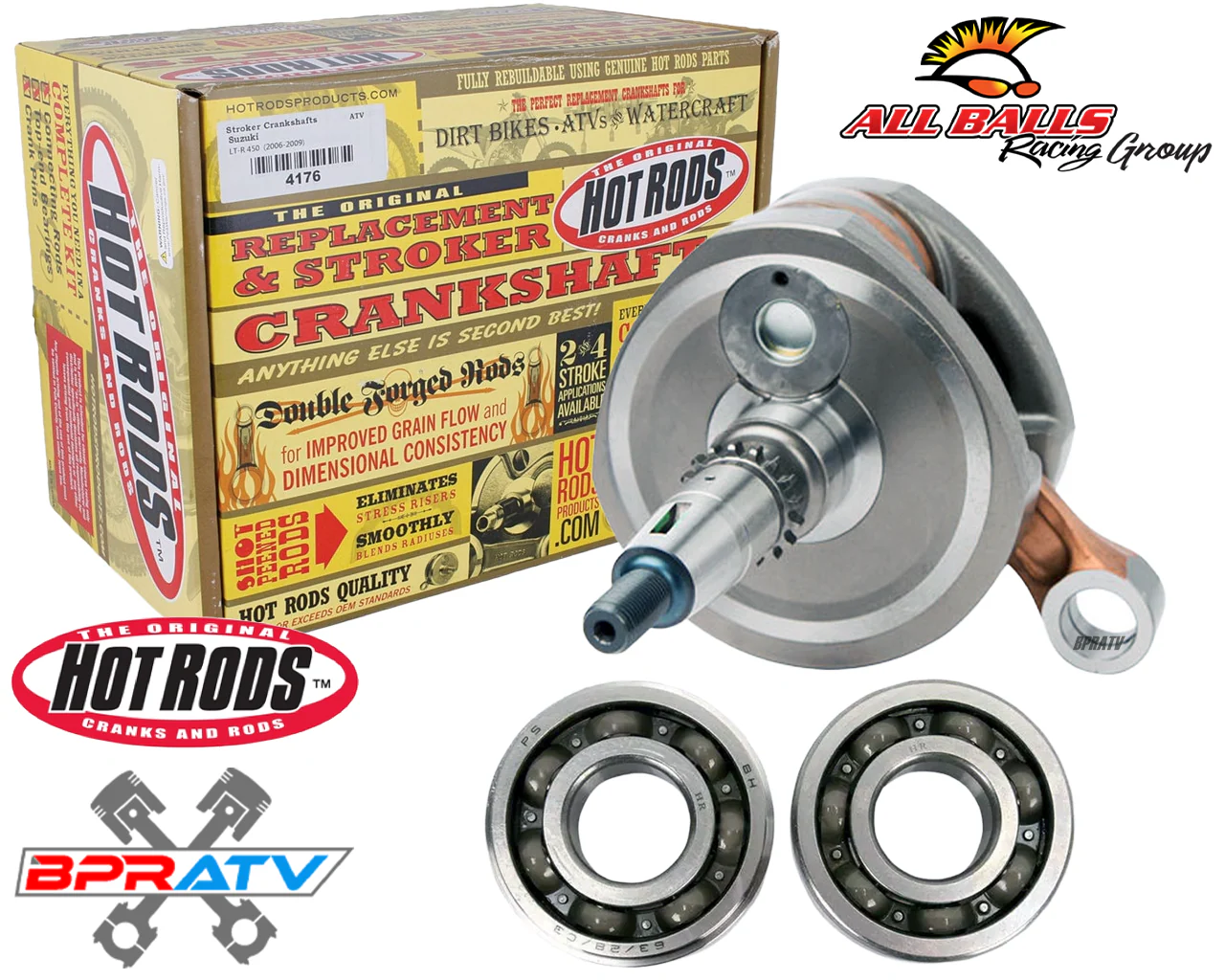 Honda CRF450X CRF 450X Hot Rods Crankshaft Main Crank Bearings & Seal Kit '05-17 - Image 18