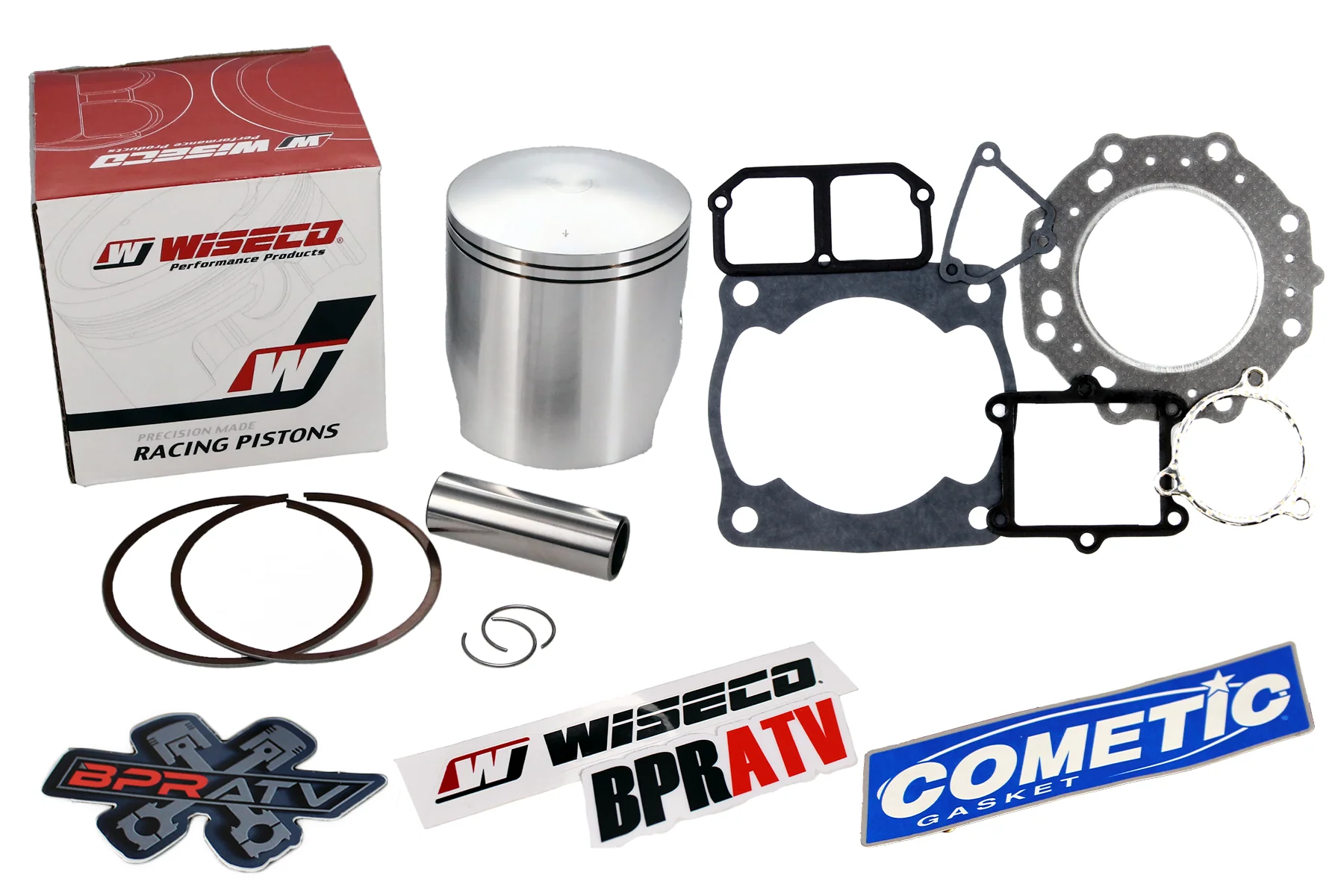 Honda Pilot FL400 81.50mm Bore Wiseco Piston Cometic Gasket Top End Rebuild Kit - Image 6