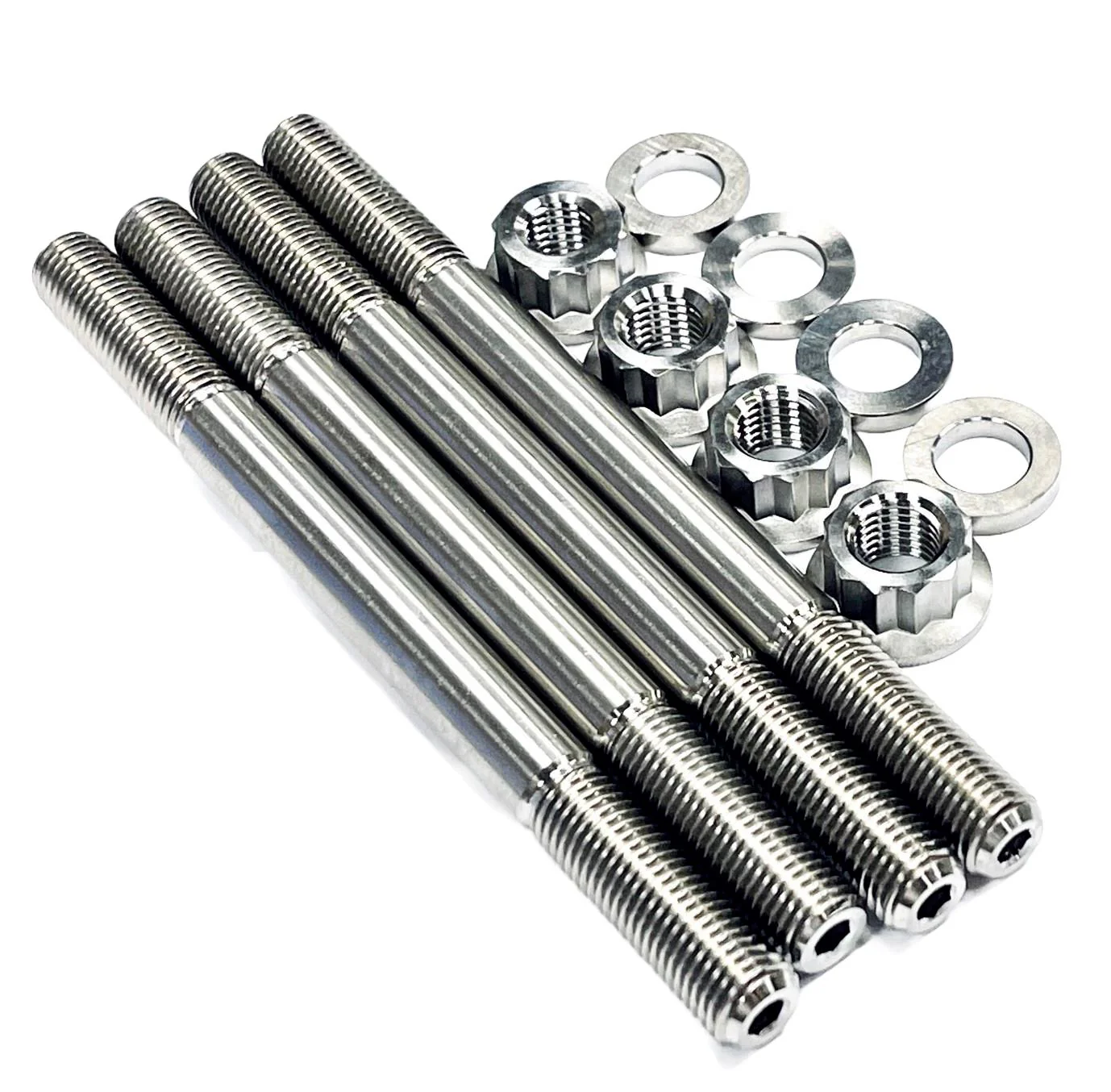 Honda TRX 400EX 400X Cylinder Head Studs Titanium Ti Head Stud Bolt Nut Kit Set - Image 21
