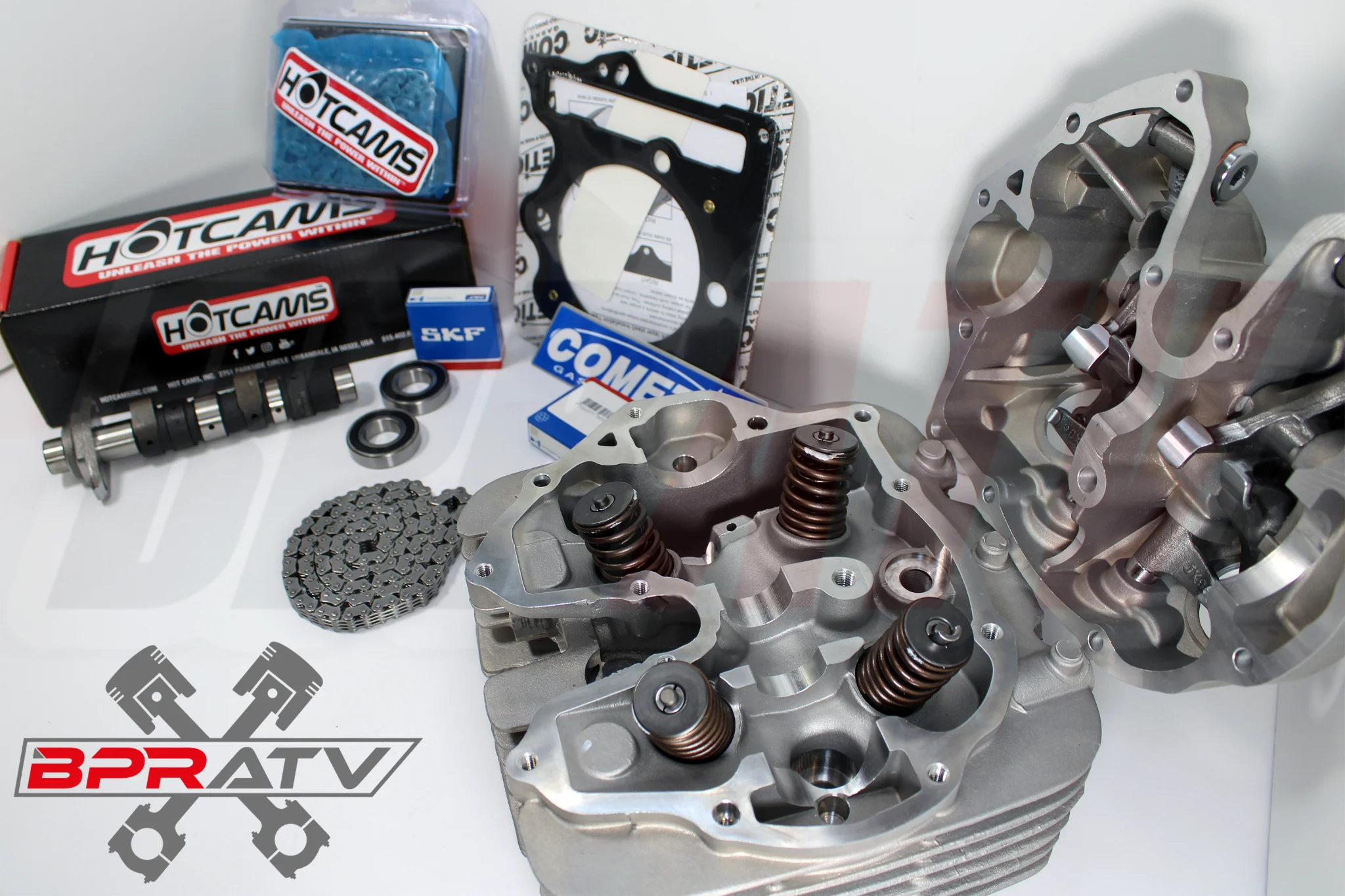 Honda TRX 400EX Assembled Cylinder Head Stage 3 Hot Cams Chain Big Bore Cometic - Image 7