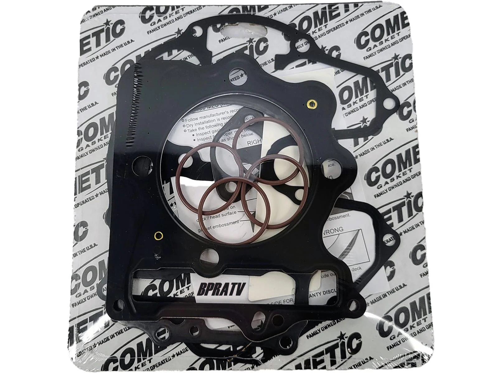 Honda TRX 400EX XR400 400X 416 440 Cometic Top End Gasket Kit C7826 89mm MLS USA - Image 3