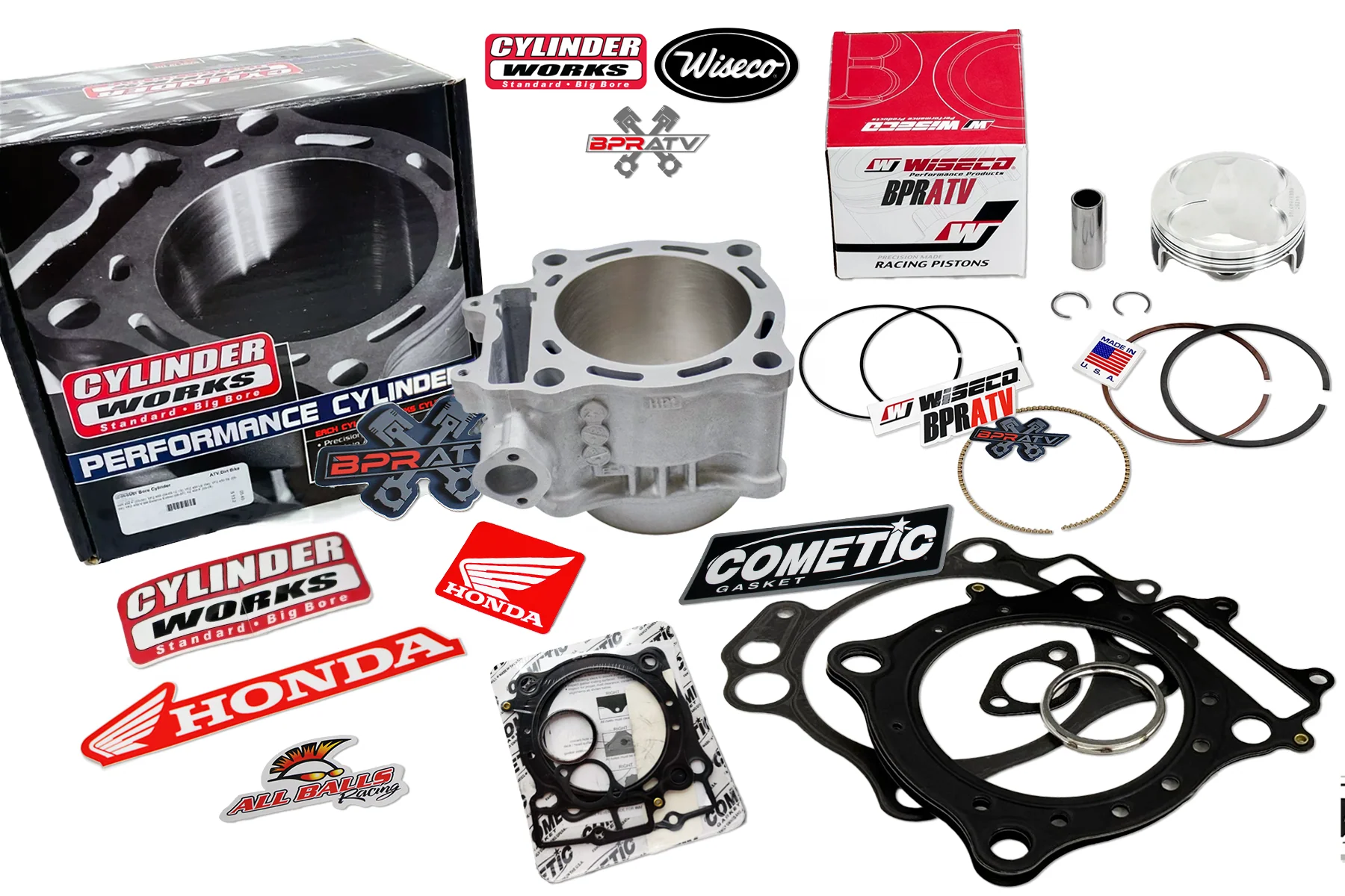 Honda TRX 450R 2004-2005 97mm 11.5 Big Bore Wiseco Piston Top End Cylinder Works - Image 15