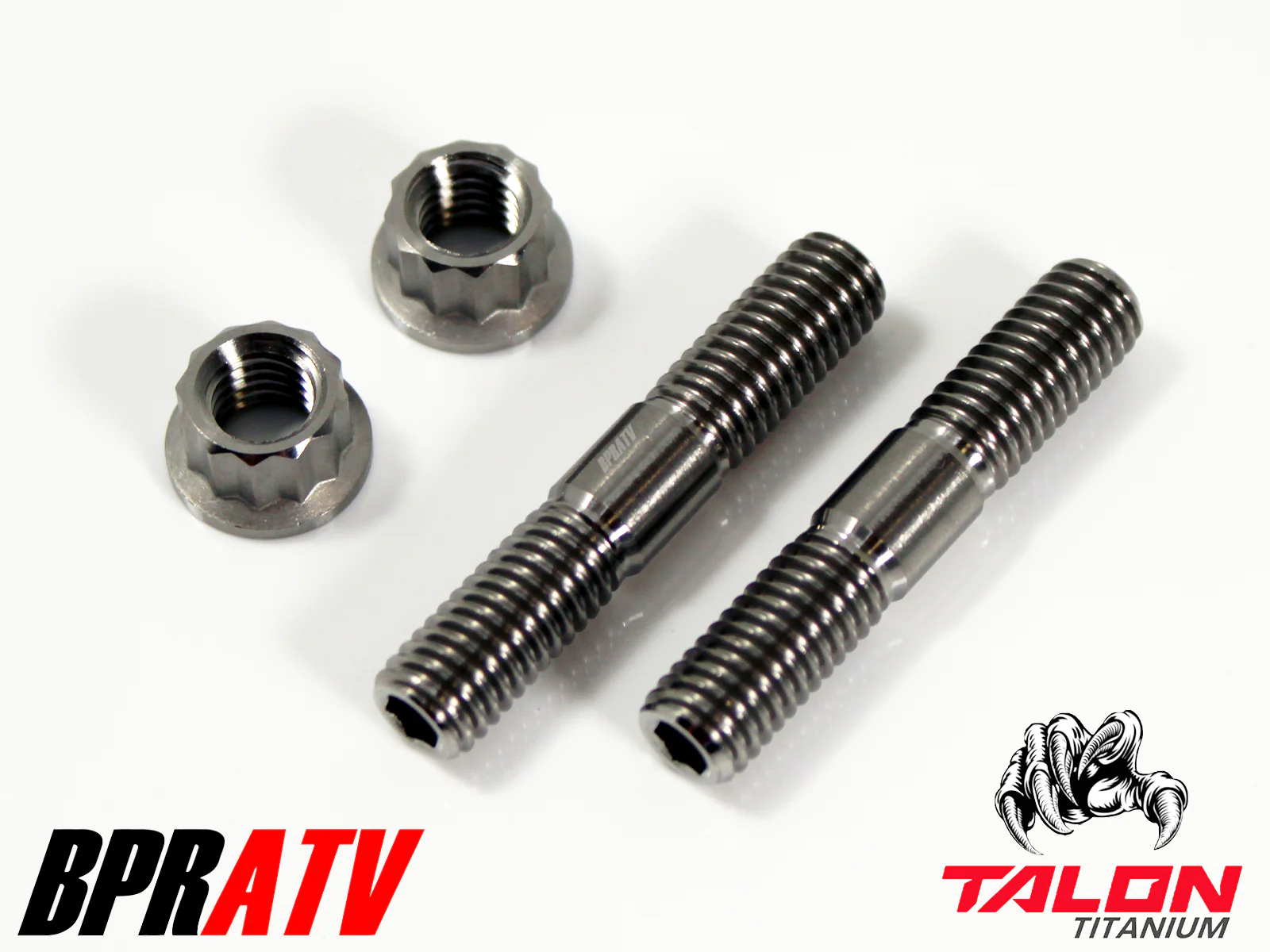 Honda TRX 700XX BPRATV TITANIUM Stronger Heavy Duty Exhaust Head Pipe Studs Bolt - Image 2