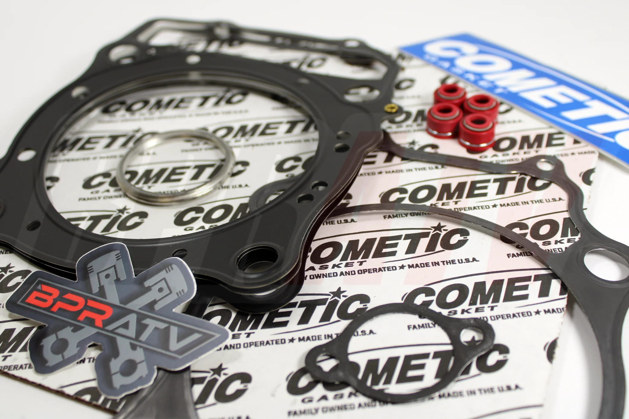 Honda TRX 700XX Stock Bore Cylinder CP Piston Cometic Gasket Top End Rebuild Kit - Image 12