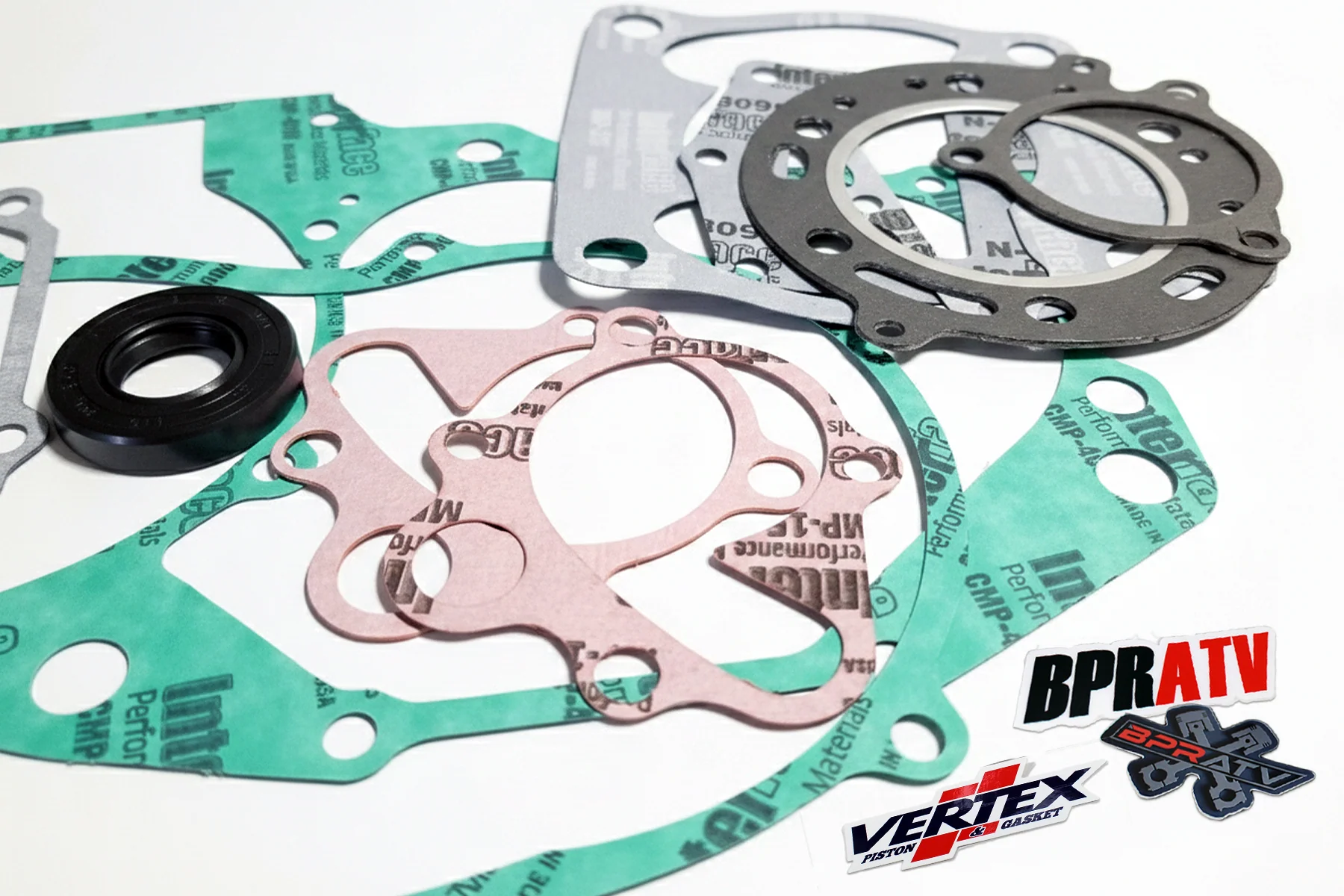 86-89 Honda TRX250R ATC250R Vertex Complete Gasket Kit with Engine Seals 808814 - Image 6
