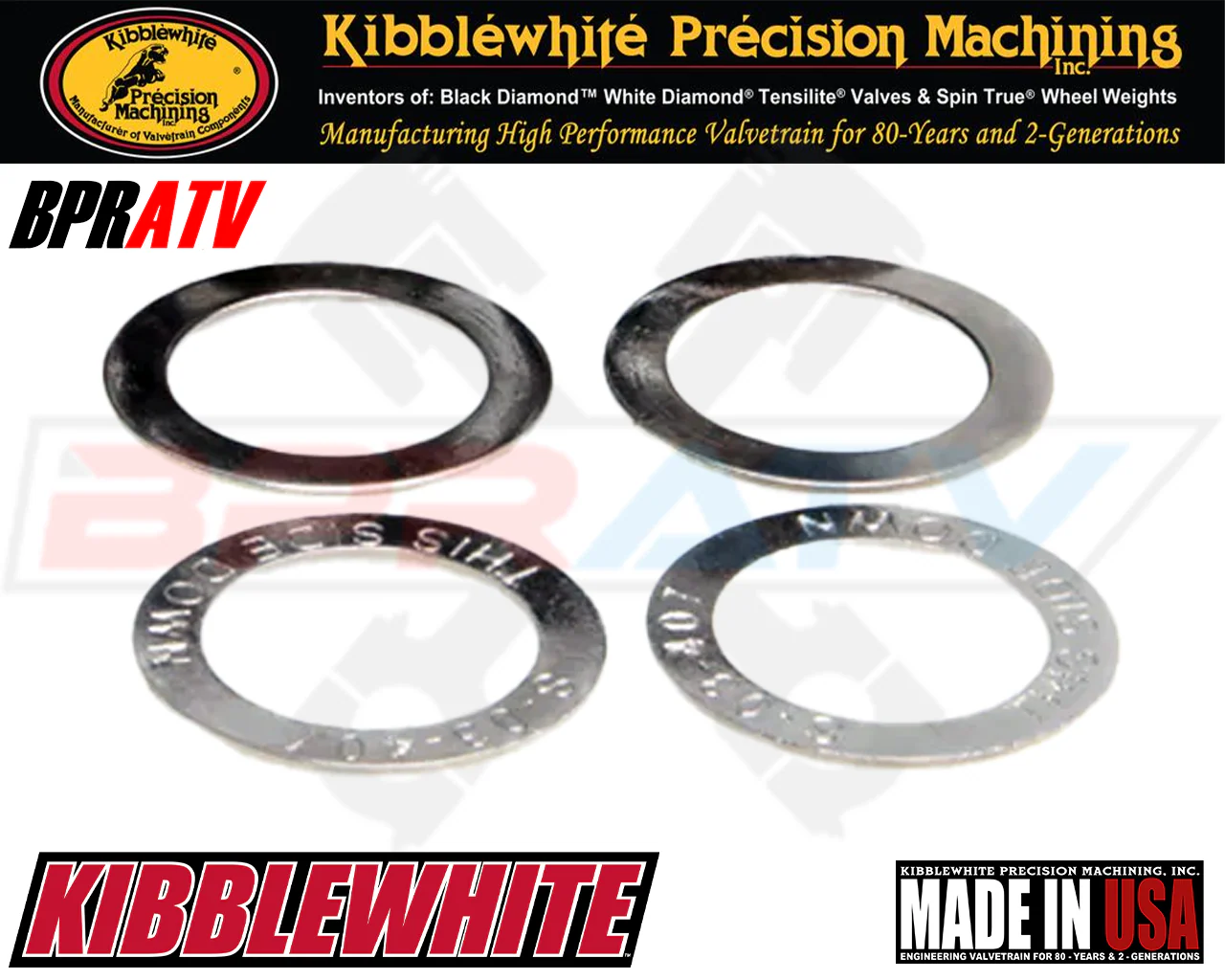 Honda TRX300EX TRX 300EX Kibblewhite Head Intake Exhaust Valves Seals Spring Kit - Image 11