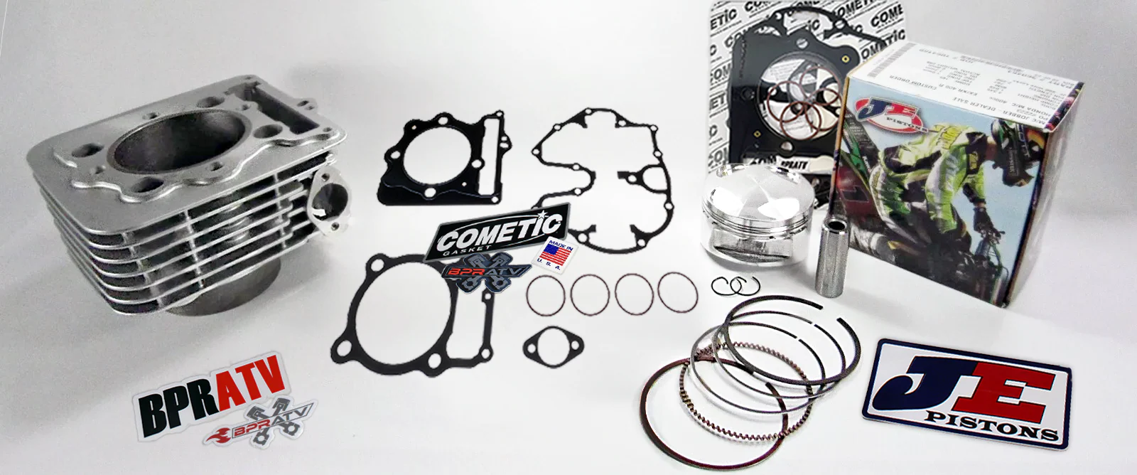 Honda TRX400EX 400EX 400X XR400 87mm 416cc JE Cometic 12:1 Cylinder Big Bore Kit - Image 2