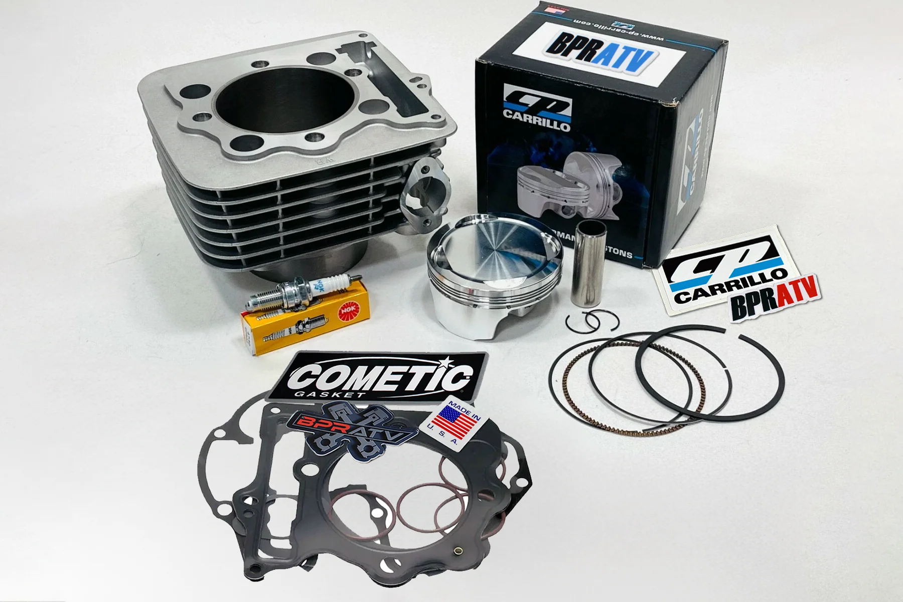 Honda TRX400EX 400X XR400 85mm CP-Carrillo Piston Top End Kit Cometic Gasket Set - Image 2