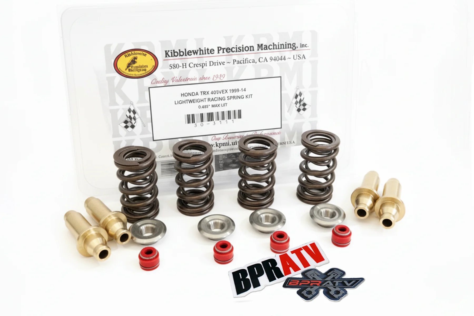 Honda TRX400EX 400X XR400 Kibblewhite Spring Kit Guides Viton Seals KPMI 30-3111 - Image 11