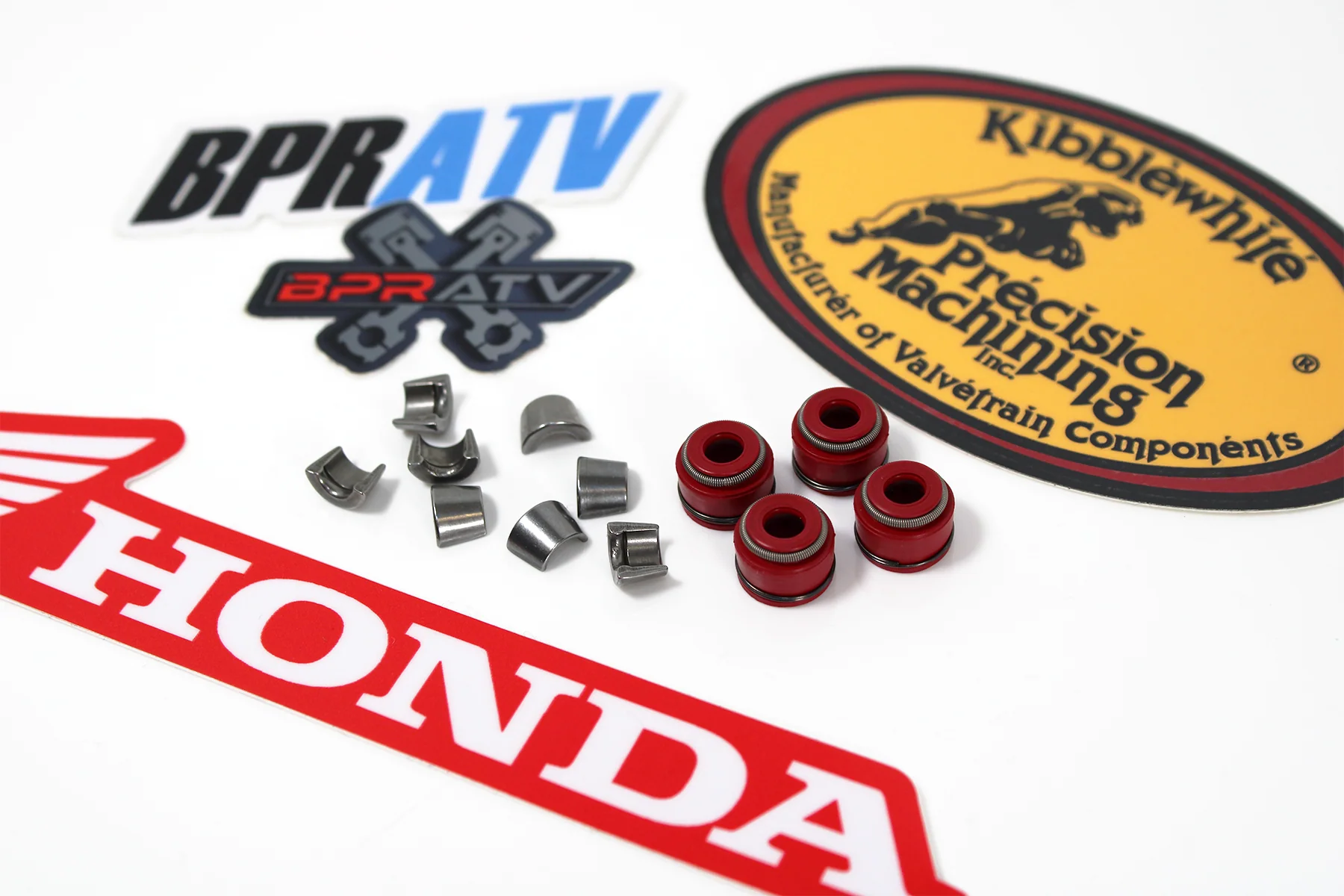 Honda TRX400EX 400X XR400R Valve Keepers KPMI Viton Seals OEM #14781-HA0-770 NEW - Image 17