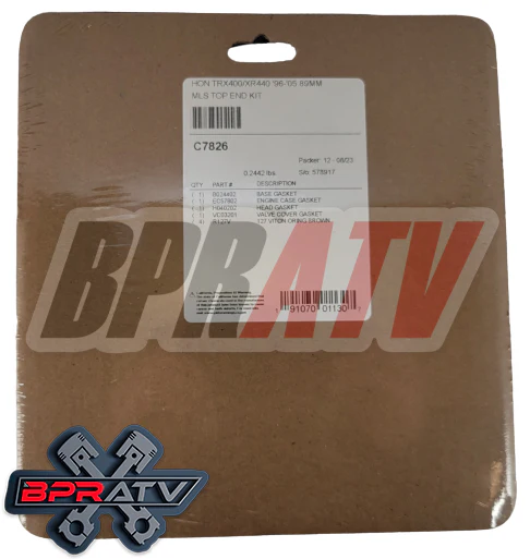 Honda TRX400EX 400EX 89mm 89 Big Bore Wiseco Piston Rings Set COMETIC Gasket Kit - Image 7