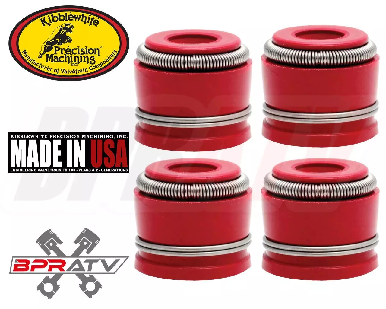 Honda TRX400EX TRX 400EX Kibblewhite Head Rebuild +1mm Exhaust Valves RED Seals - Image 16