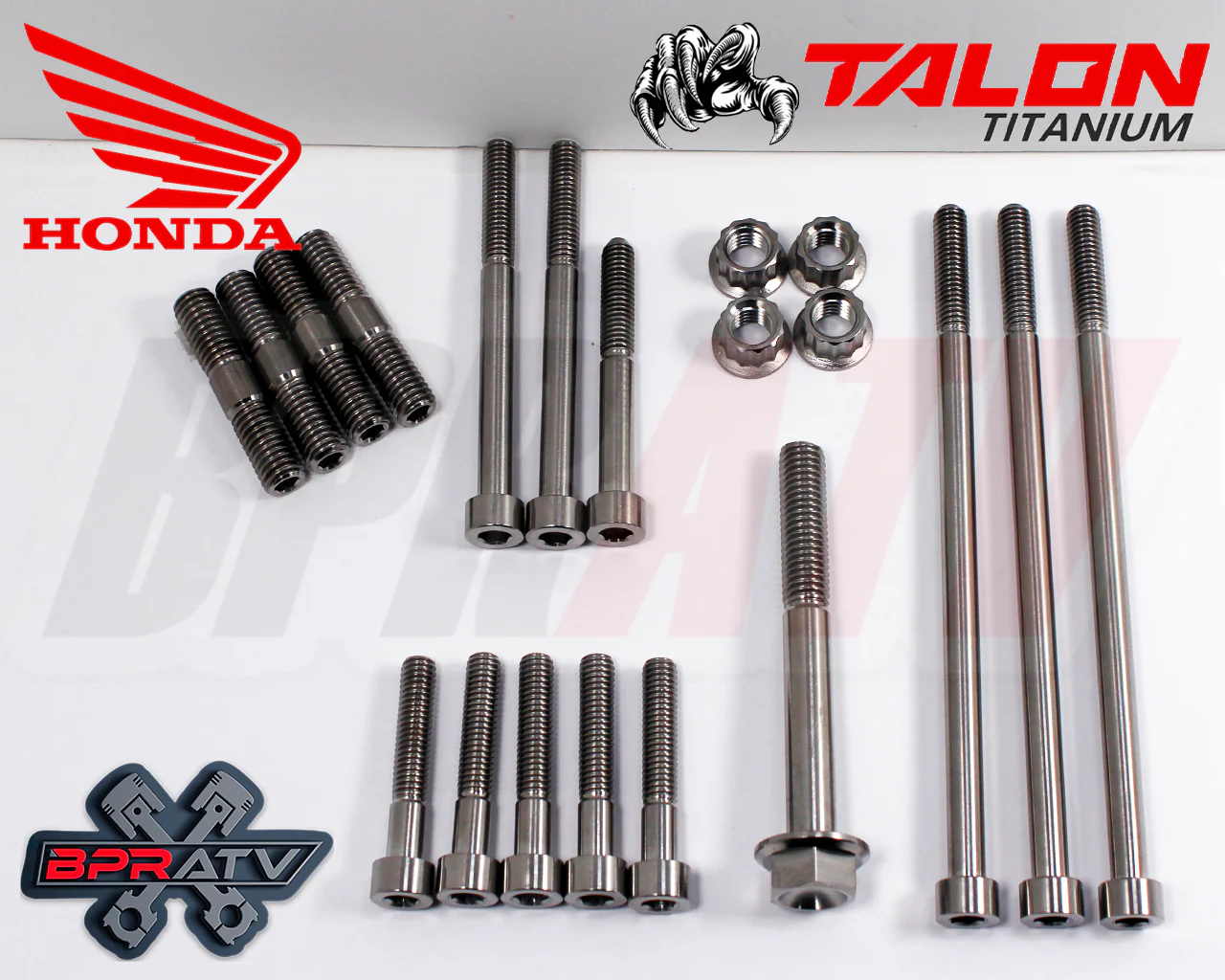 Honda TRX400EX TRX 400EX TITANIUM Exhaust Stud Kit & Head Valve Cover Bolt Kit - Image 5