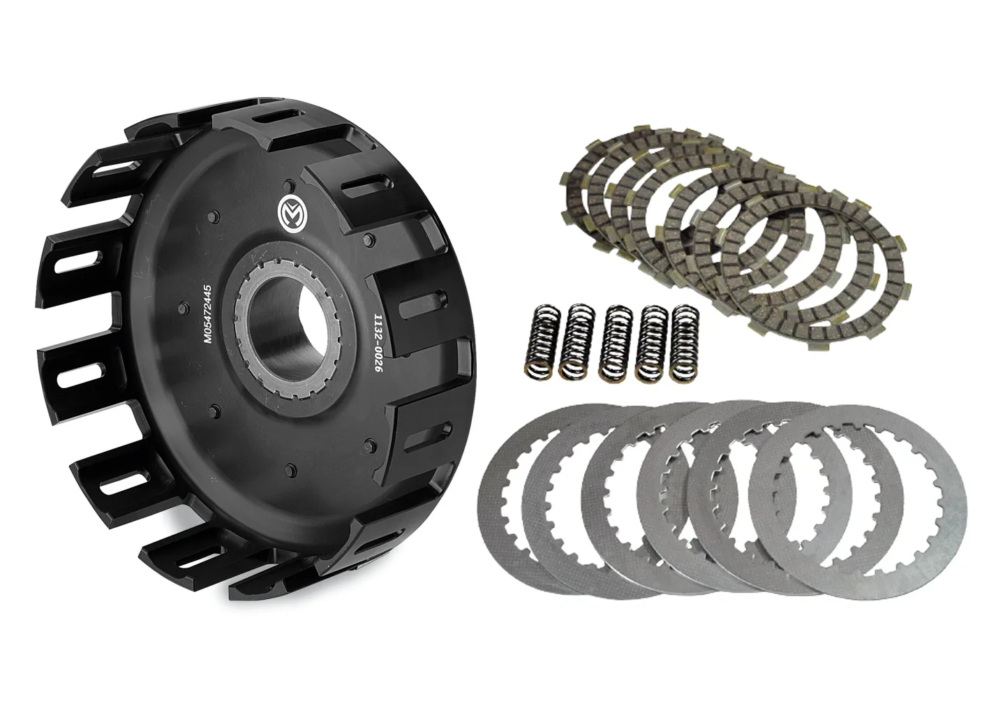 Honda TRX450R 450ER Moose Billet Clutch Basket Fibers Steels Springs +Clutch Kit - Image 19