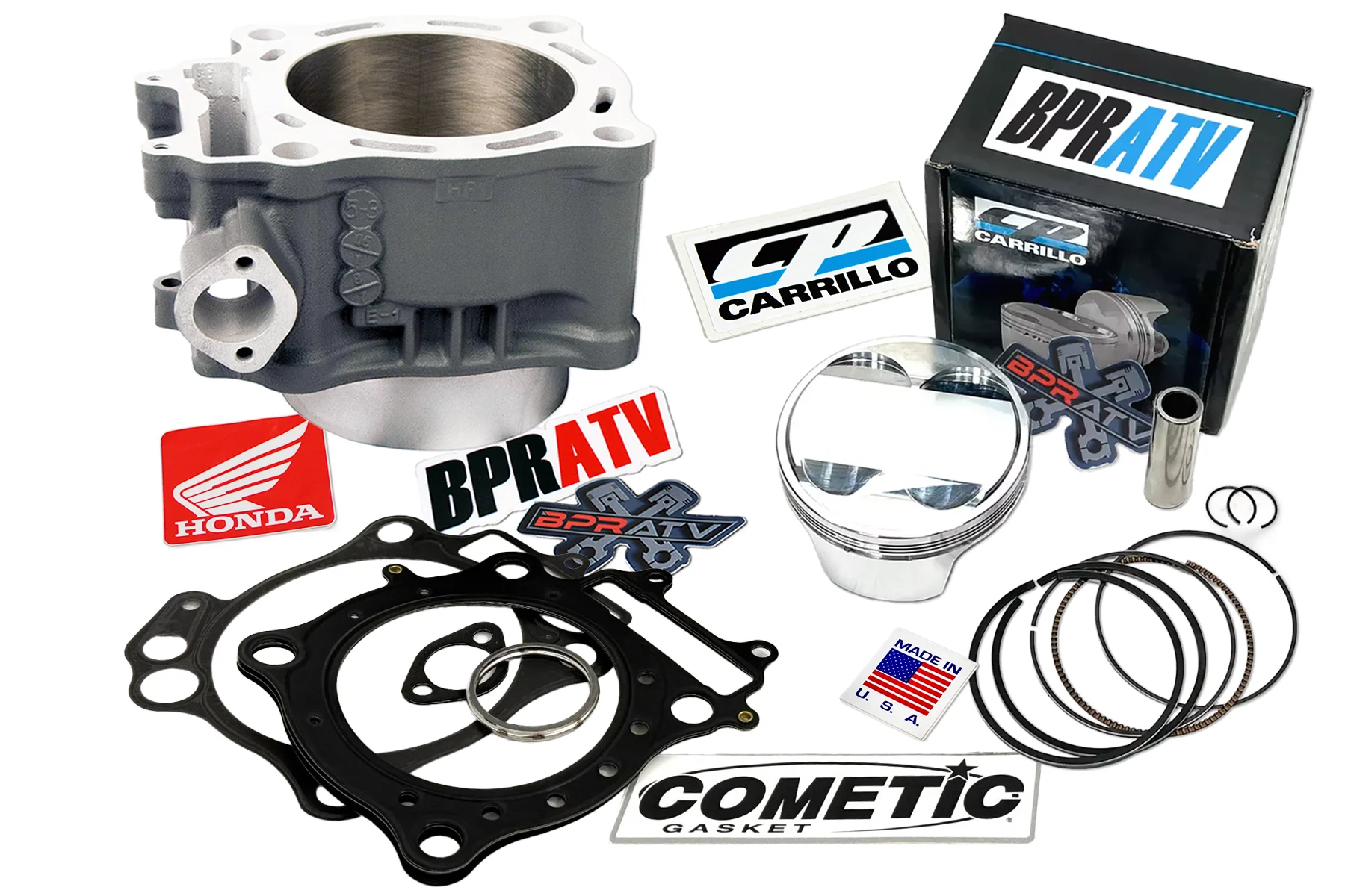 Honda TRX450R 99mm 480cc Big Bore Top End Rebuild Kit CP Piston & Cometic Gasket - Image 2