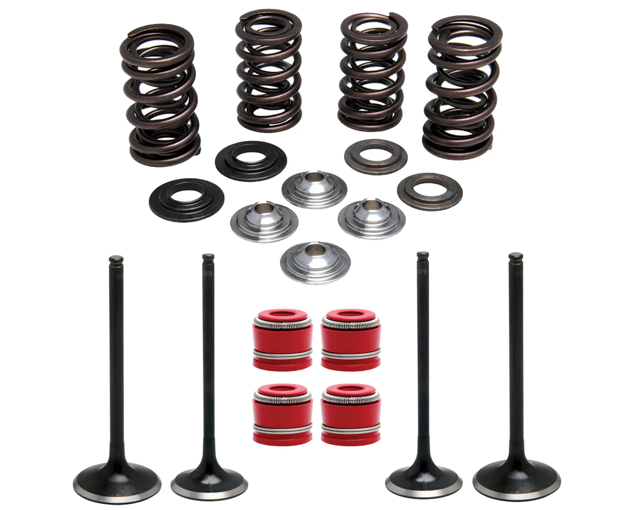 Honda TRX450R TRX 450R 450ER Kibblewhite Valves Titanium Springs Piston Cometic - Image 4