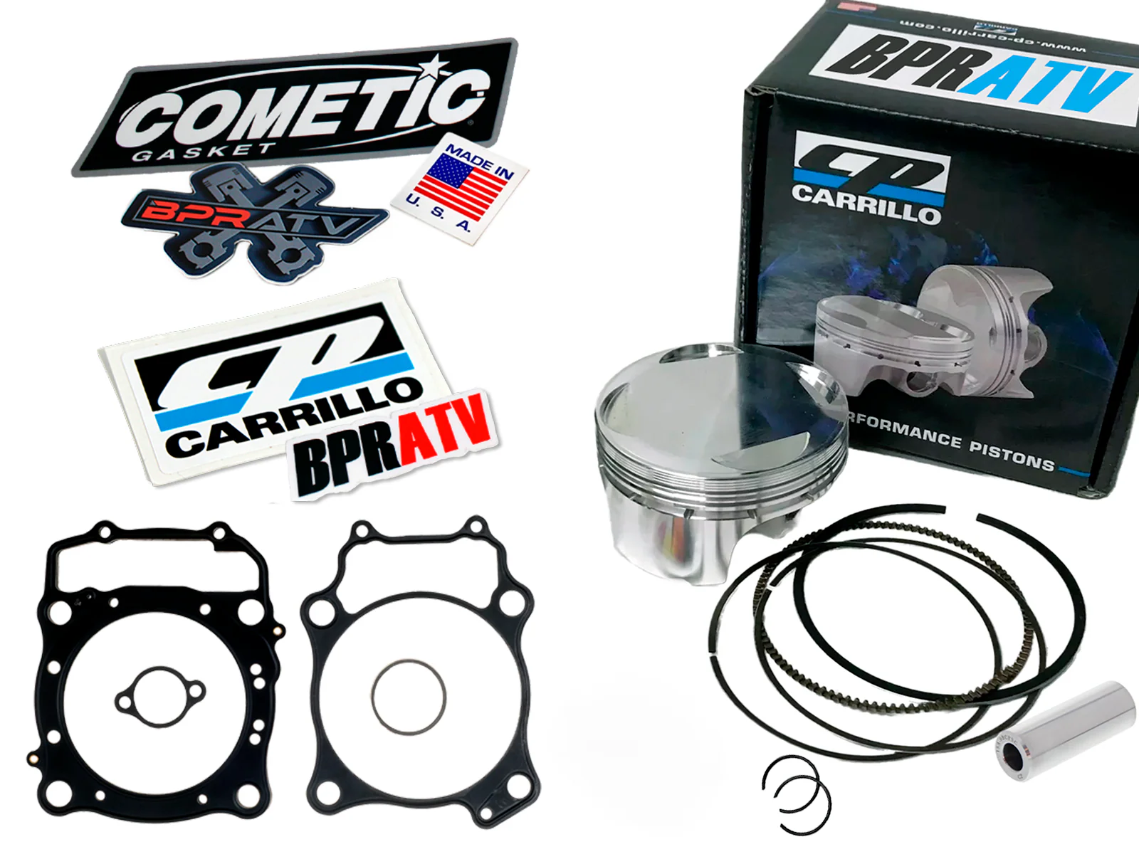 Honda TRX700XX Top End Rebuild Kit CP 11:1 Piston Kit +Cometic Gasket Set BPRATV - Image 9