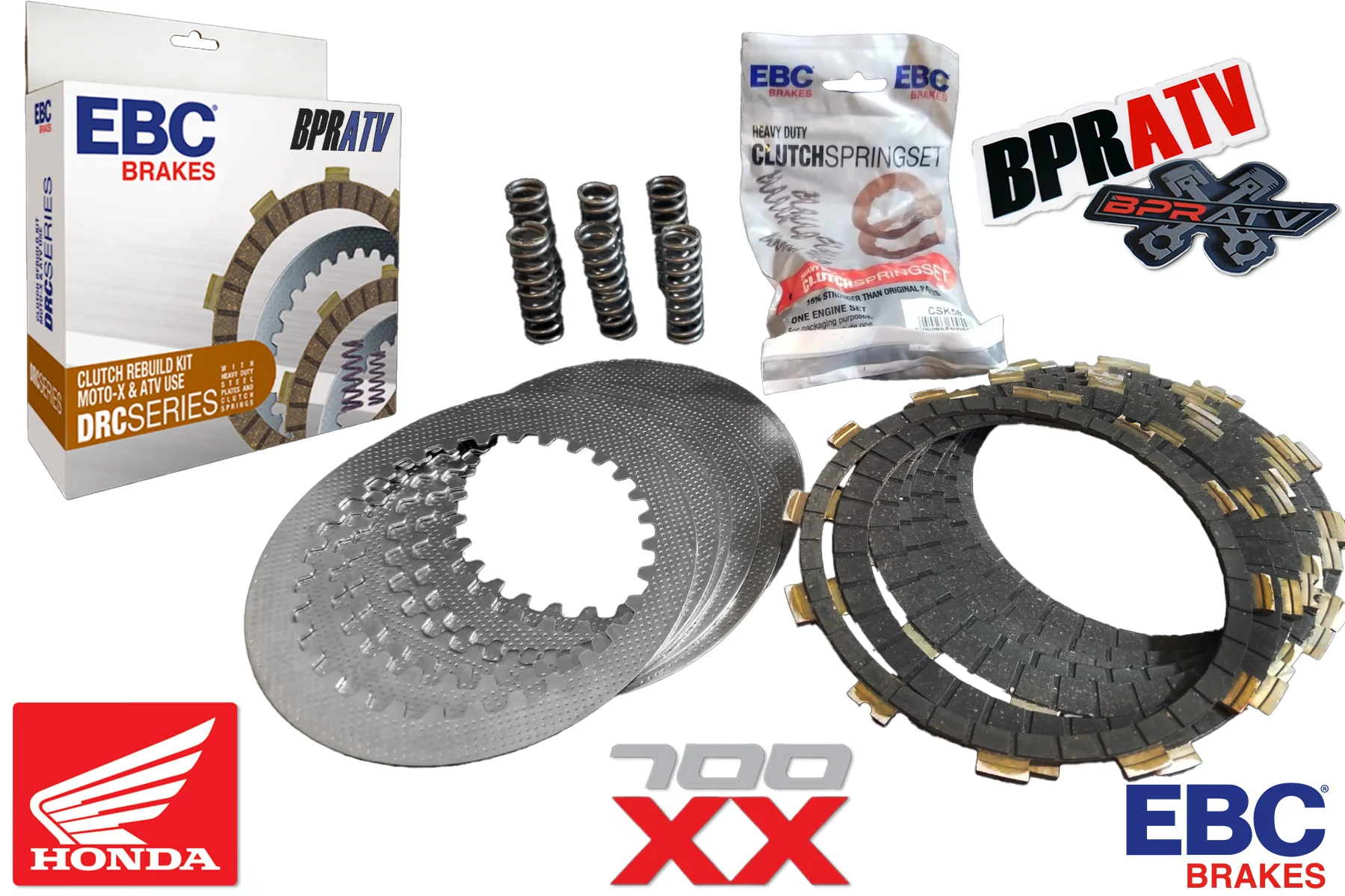 Honda TRX700XX  TRX 700XX EBC Dirt Racer Complete High Performance HD Clutch Kit - Image 3