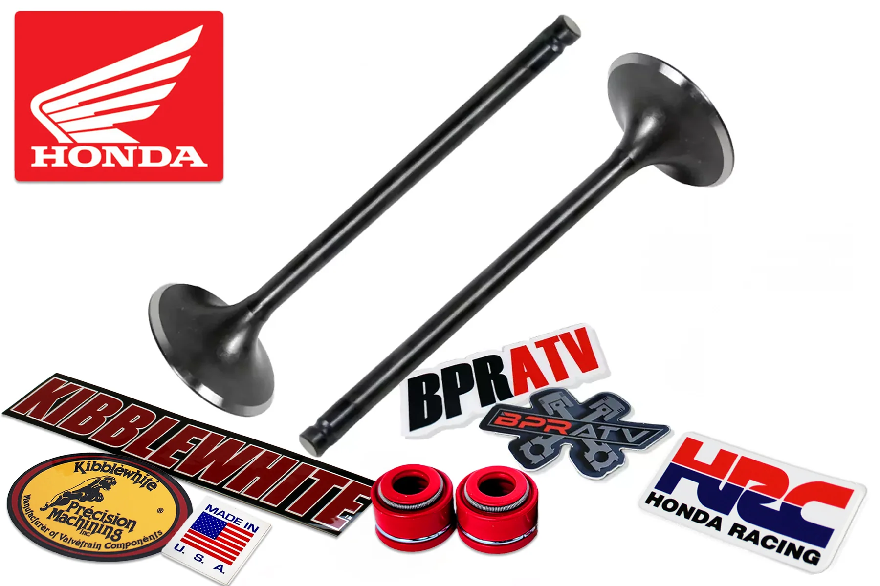 Honda XR XL ATC CB TRX Engine Valves Kibblewhite Black Diamond Seals OEM Upgrade - Image 17