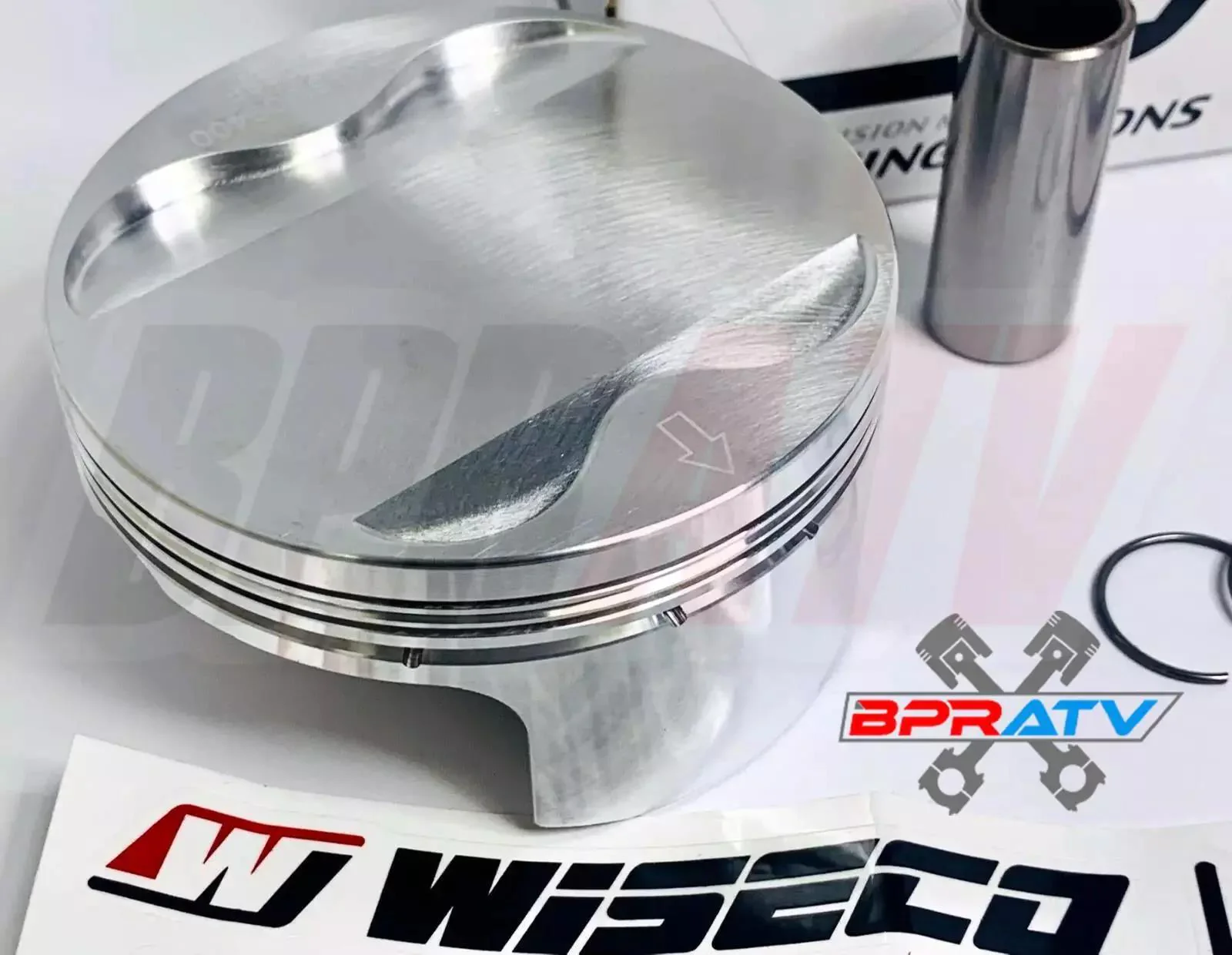 Honda XR400 TRX 400EX 87mm 416cc Big Bore Top End Rebuild Kit Wiseco 10:1 Piston - Image 7