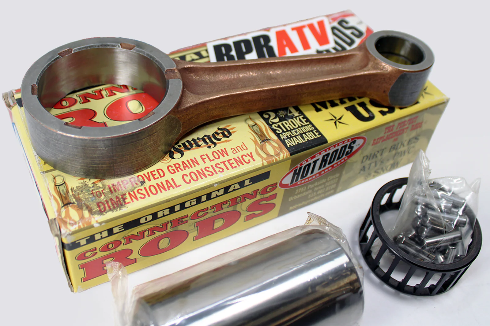 Yamaha YFZ450R YFZ 450R Hot Rods Heavy Duty Connecting Rod Pin Bearing Kit 8729! - Image 6