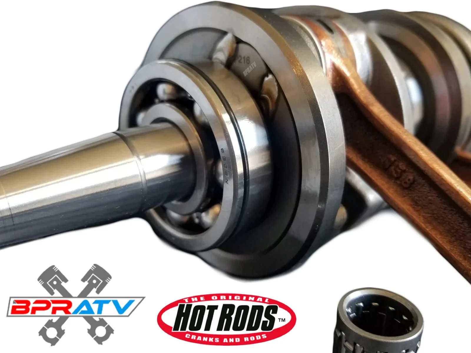 Best Banshee 4mm Stroker Crank +4mil Hotrods 4111 Crankshaft Maxload NJ Bearings - Image 3