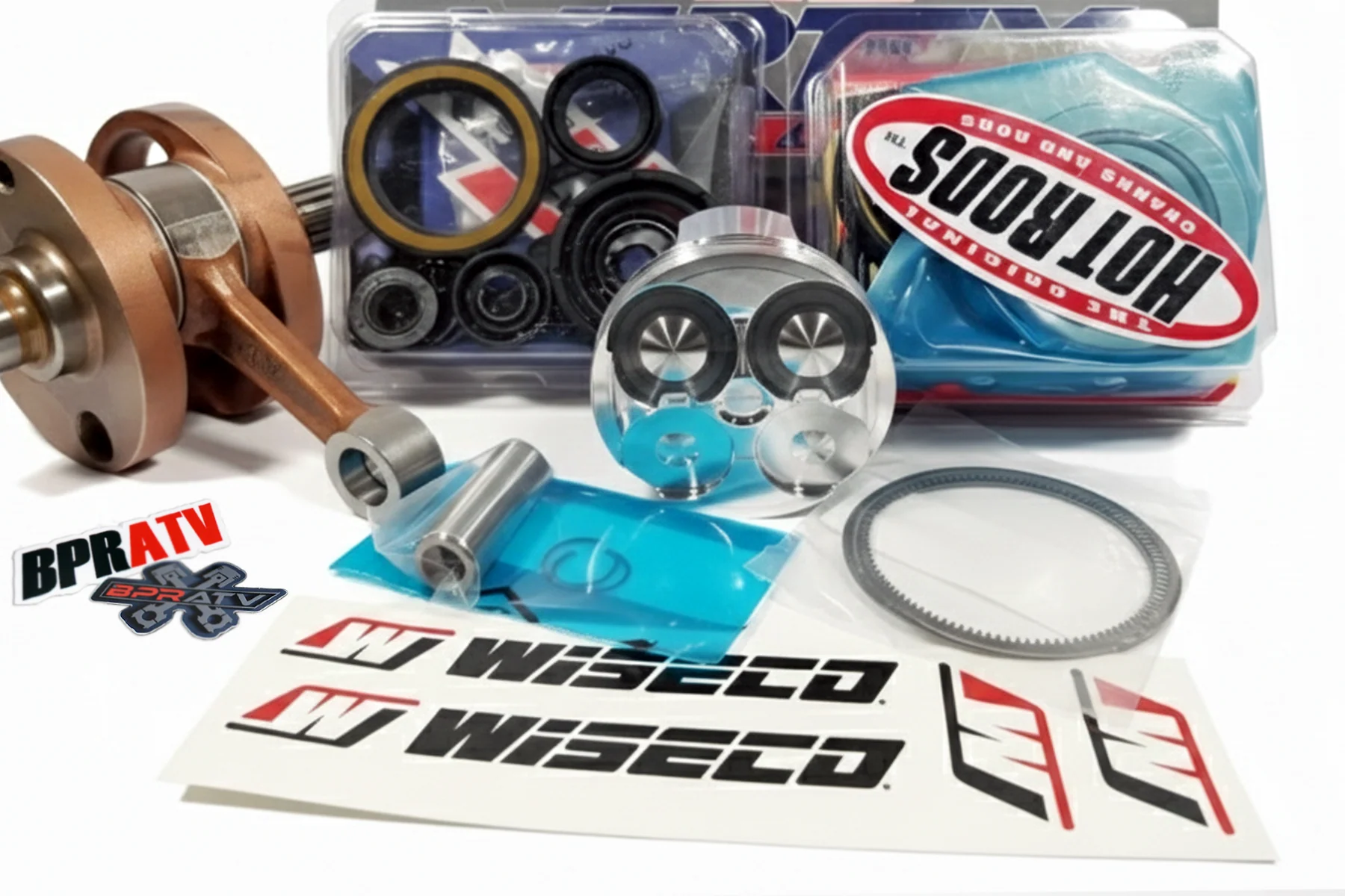 Hot Rods Bottom End Rebuild Kit Honda CRF150R CRF 150RB CP Wiseco Piston Gaskets - Image 7