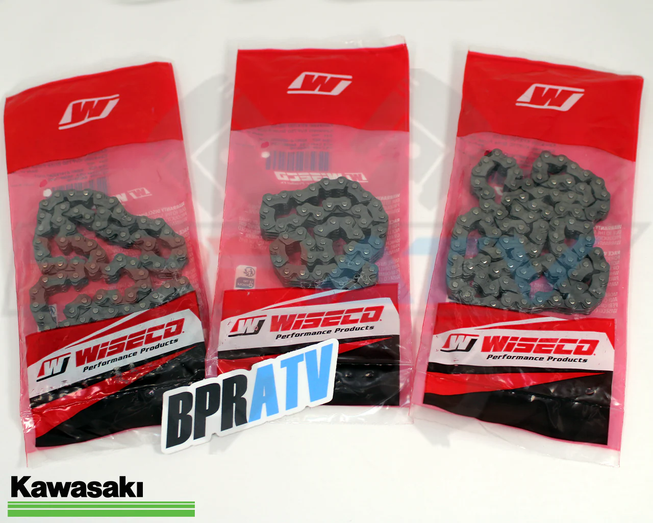 Kawasaki Brute Force 650 750 Teryx 750 Heavy Duty WISECO Cam Timing Chains All 3 - Image 4