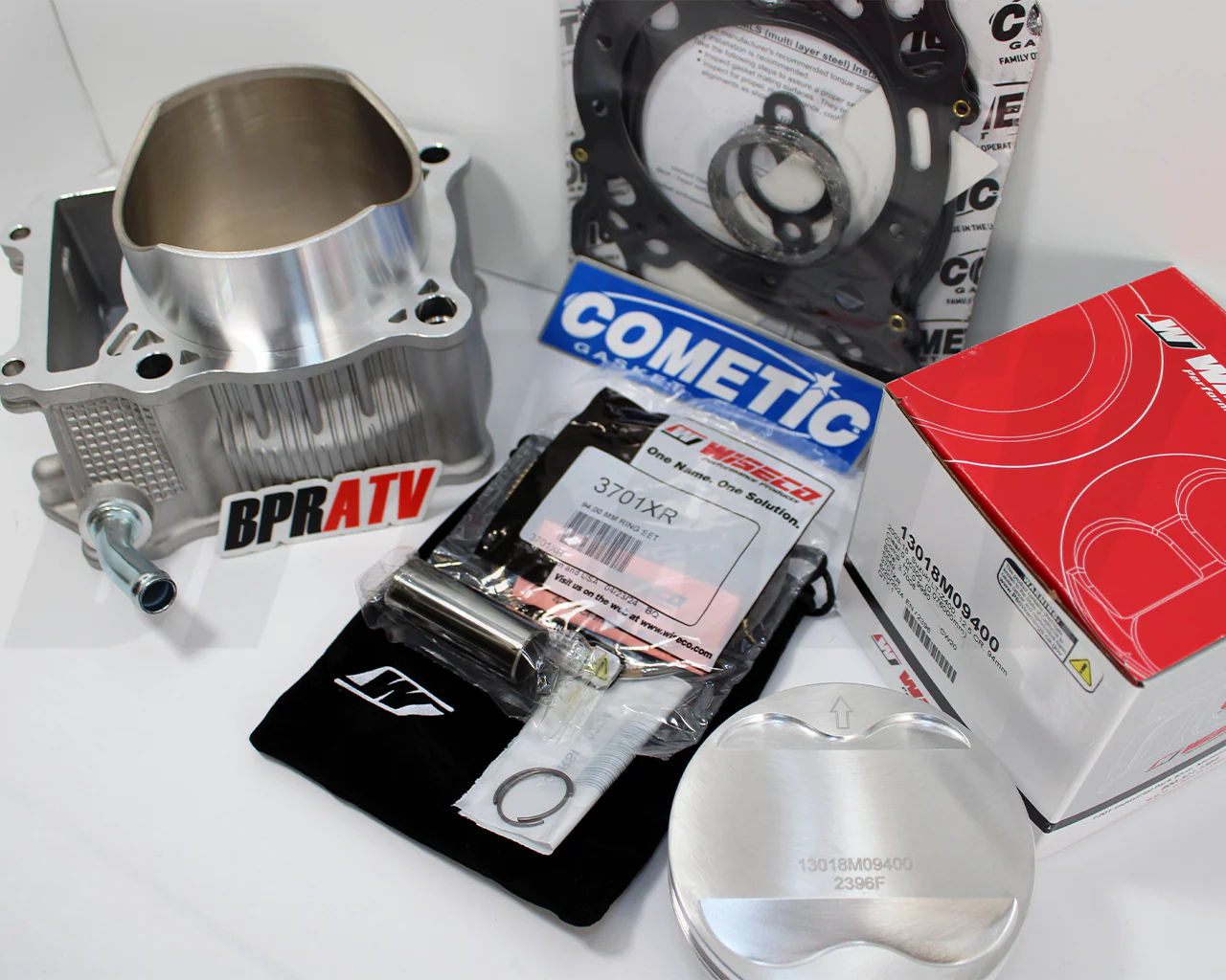 Kawasaki KFX400 94mm Cylinder Wiseco Piston Gasket Big Bore Top End Rebuild Kit - Image 7