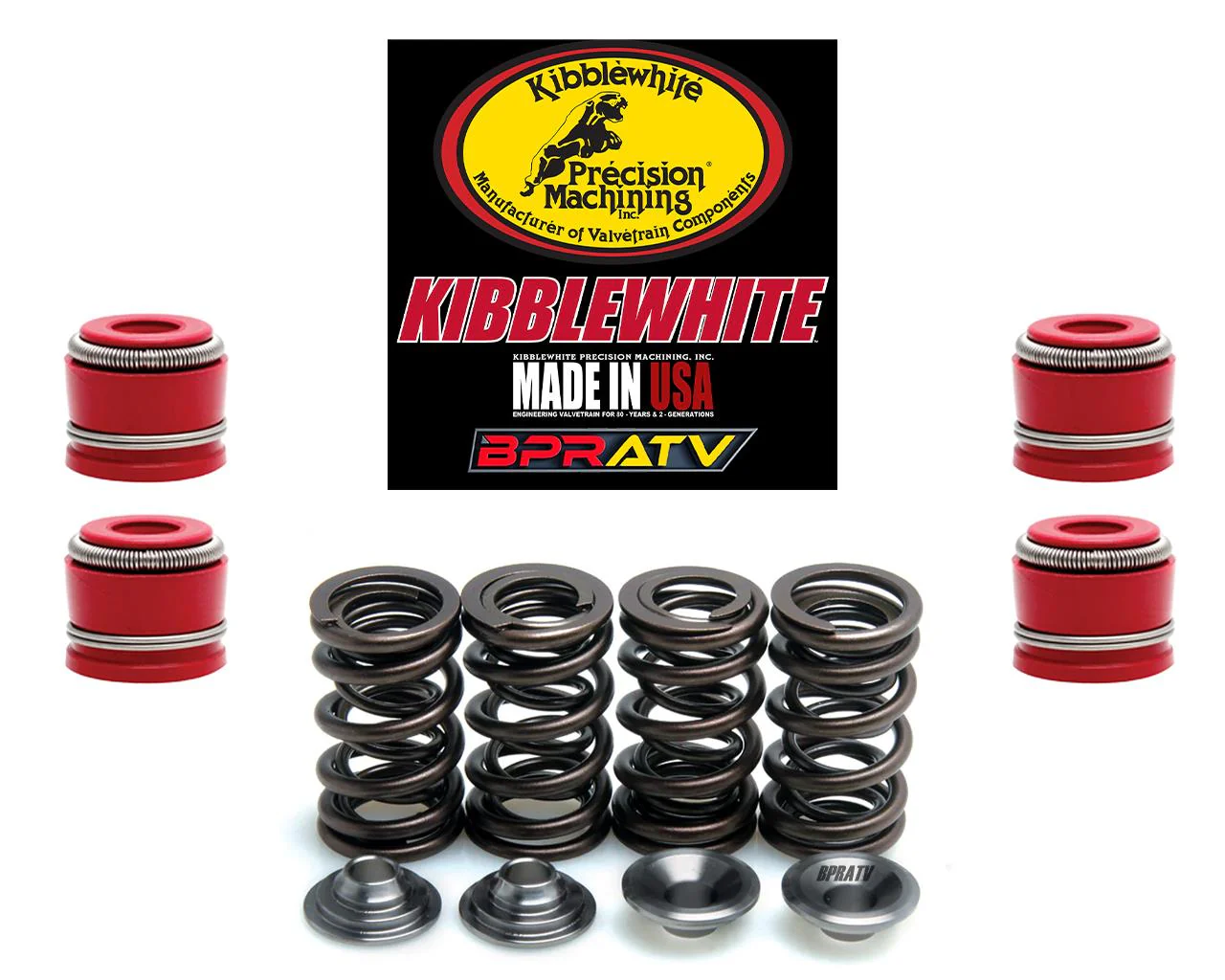 Kawasaki KFX400 KFX 400 Kibblewhite Intake & Exhaust Valves Springs Kit Seals KP - Image 12