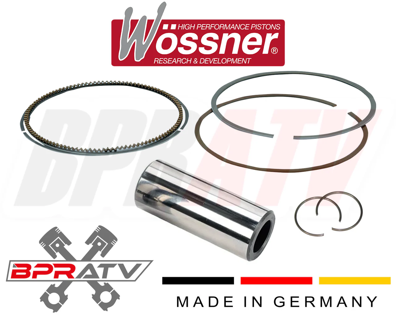 Kawasaki KFX450R 100mm Big Bore Top End Kit 490cc Wossner Piston Athena Cylinder - Image 14