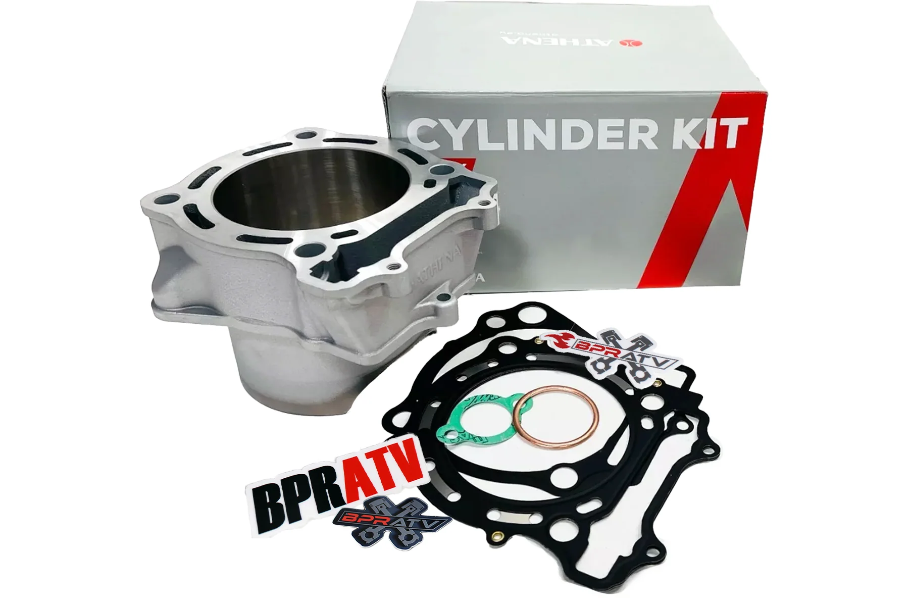 Kawasaki KFX450R 100mm Big Bore Top End Kit 490cc Wossner Piston Athena Cylinder - Image 2