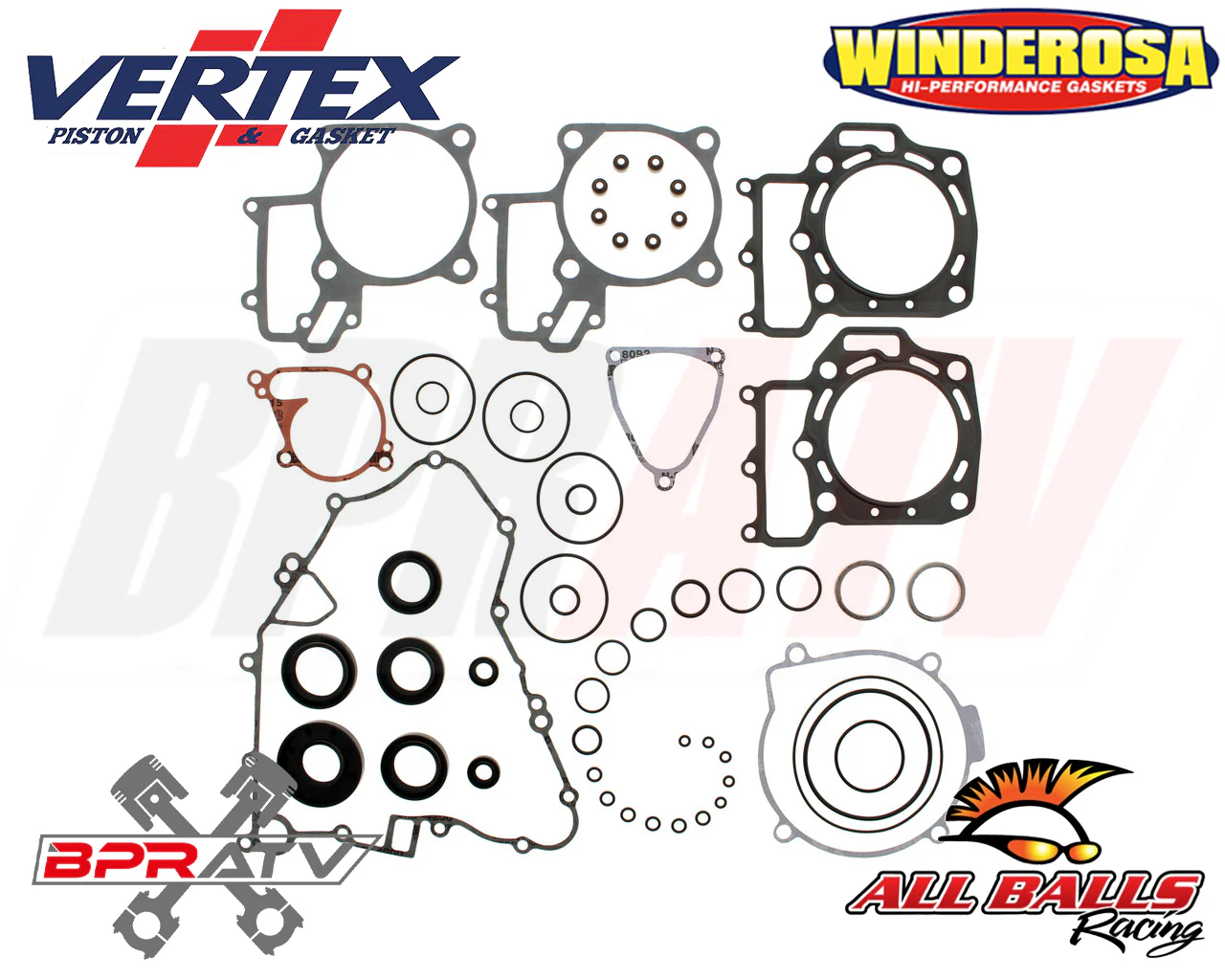 Kawasaki KFX700 KFX Bottom End Hotrods Crank Rods Rebuild NGK Plugs 3 Cam Chains - Image 10