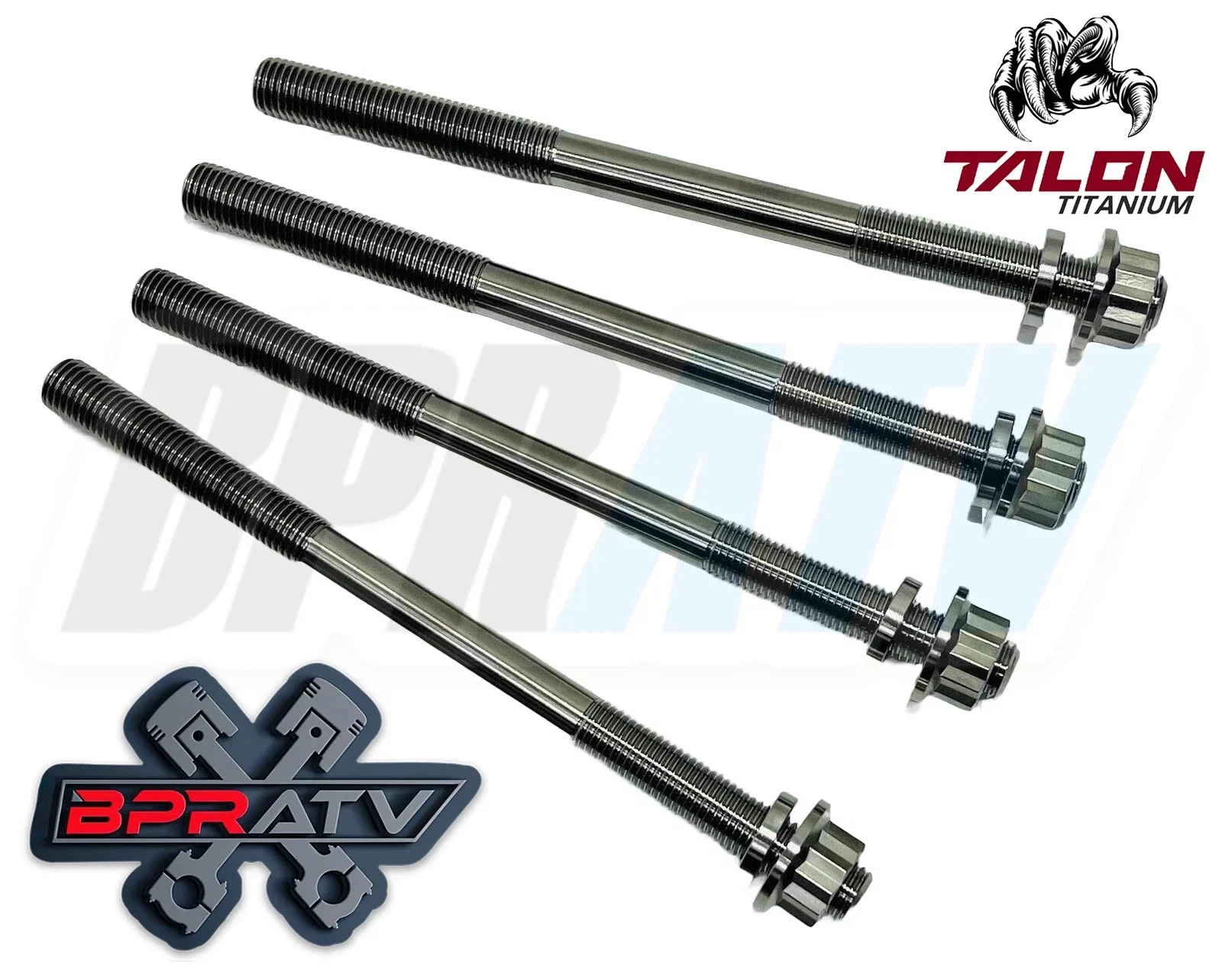 KFX450R KFX 450R Cylinder Head Studs Aftermarket Heavy Duty Stronger Ti Stud Kit - Image 6