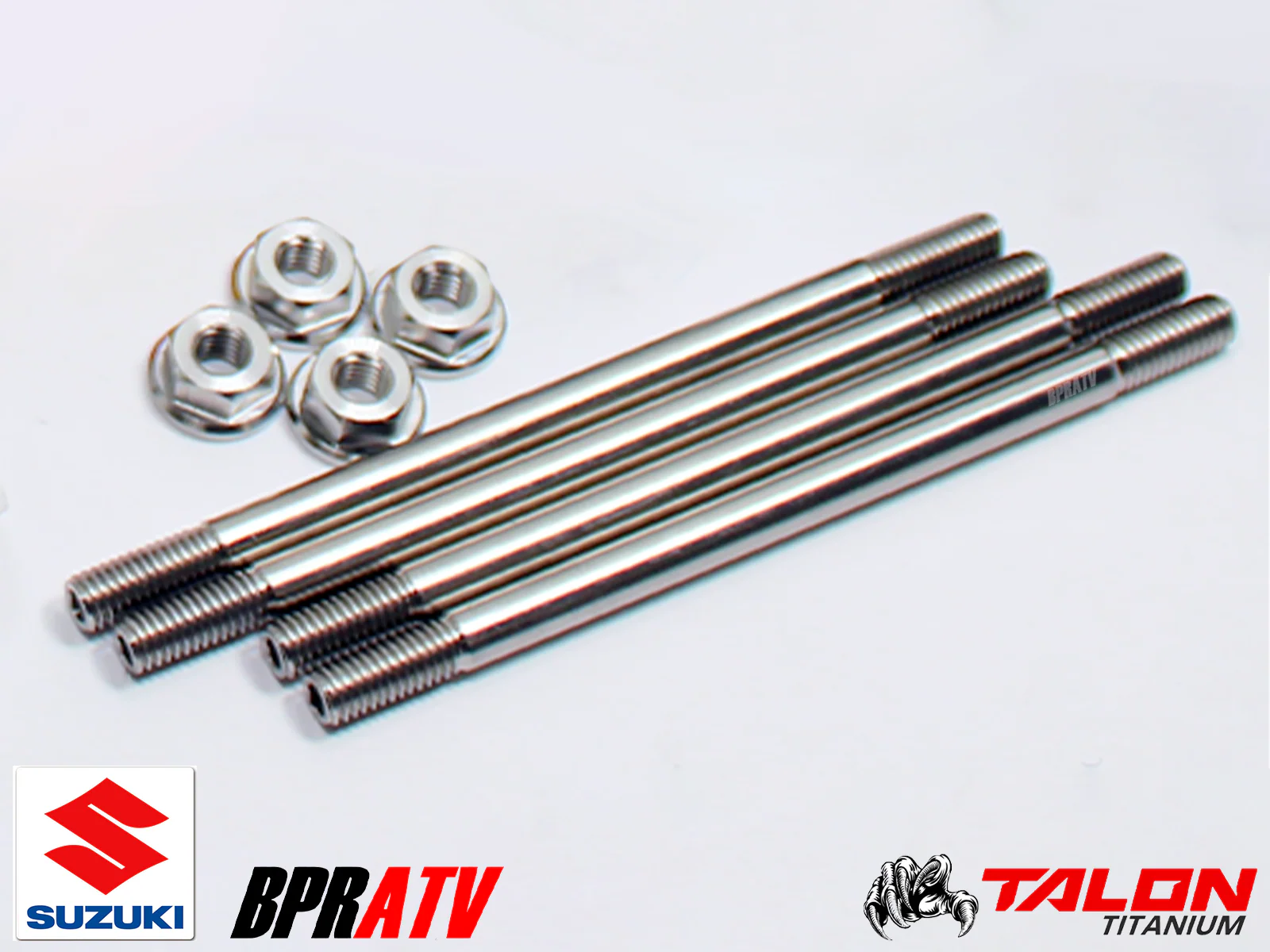 KFX80 KFX 80 TITANIUM Cylinder Head Studs Stud Cylinder Nuts Bolt Kit 92004-S008 - Image 8