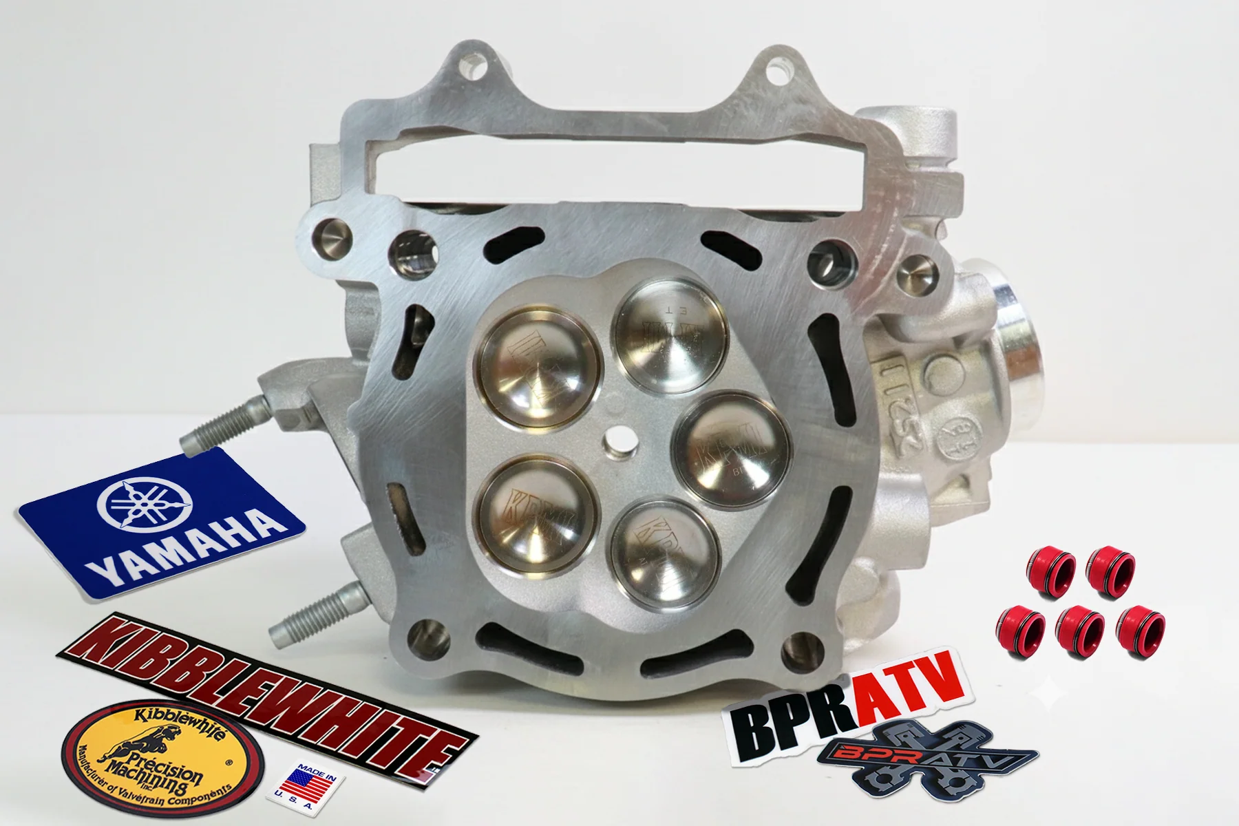 Kibblewhite +1mm Valves Spring Kit Yamaha YFZ450R OEM Ported Head Race Built NEW - Image 2