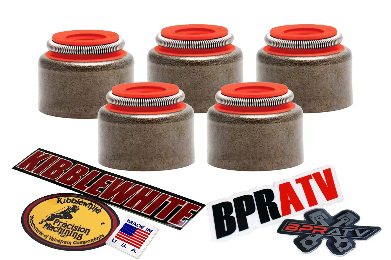 Yamaha Raptor 660 Kibblewhite Standard Size Stainless Valves Viton Valve Seals! - Image 16