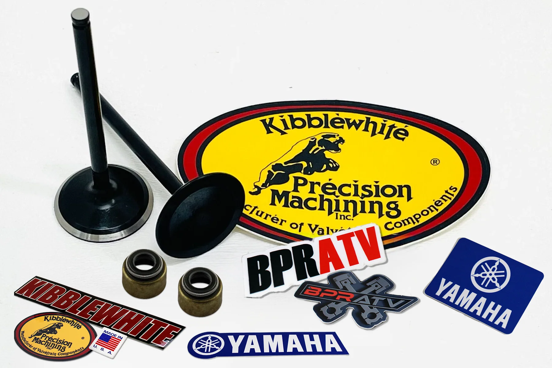Kibblewhite Black Diamond Valve Set Yamaha YFM350 Raptor Warrior Wolverine 350s! - Image 2