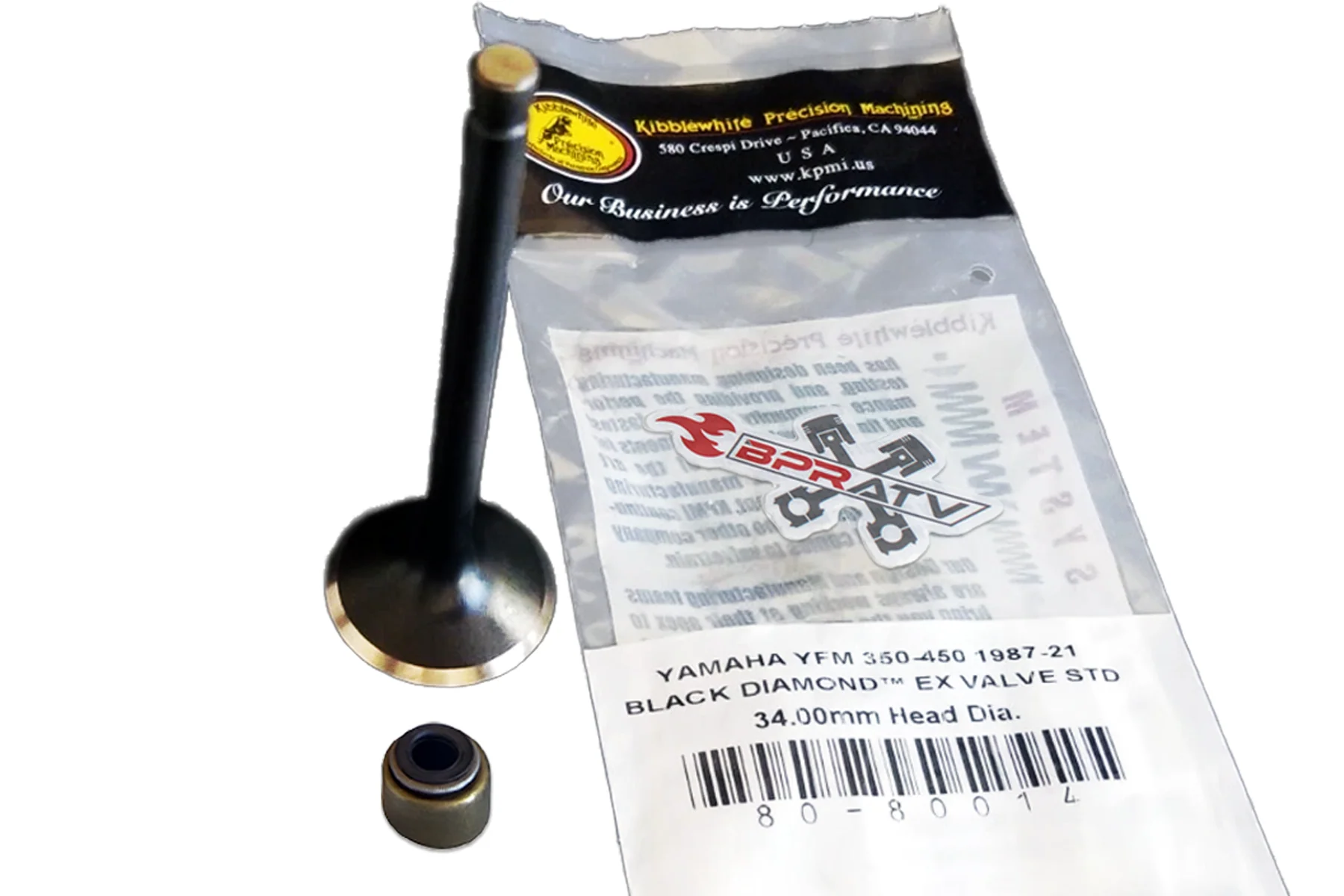 Kibblewhite Black Diamond Valve Set Yamaha YFM350 Raptor Warrior Wolverine 350s! - Image 4