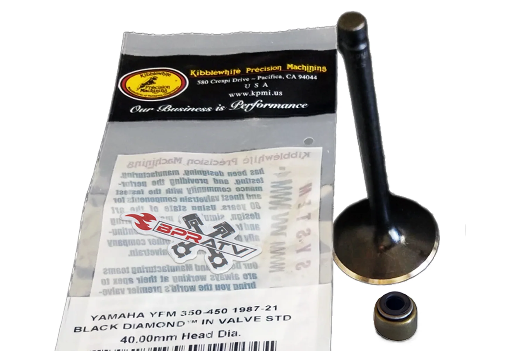 Kibblewhite Black Diamond Valve Set Yamaha YFM350 Raptor Warrior Wolverine 350s! - Image 5