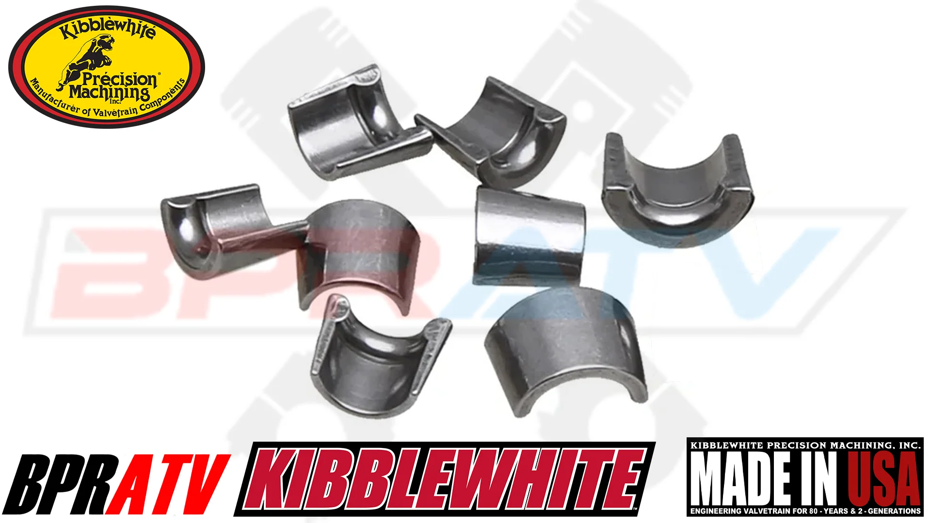 Kibblewhite HT Steel Valve Keepers Kit OEM Head Guide Rebuild Yamaha YXZ1000R - Image 4
