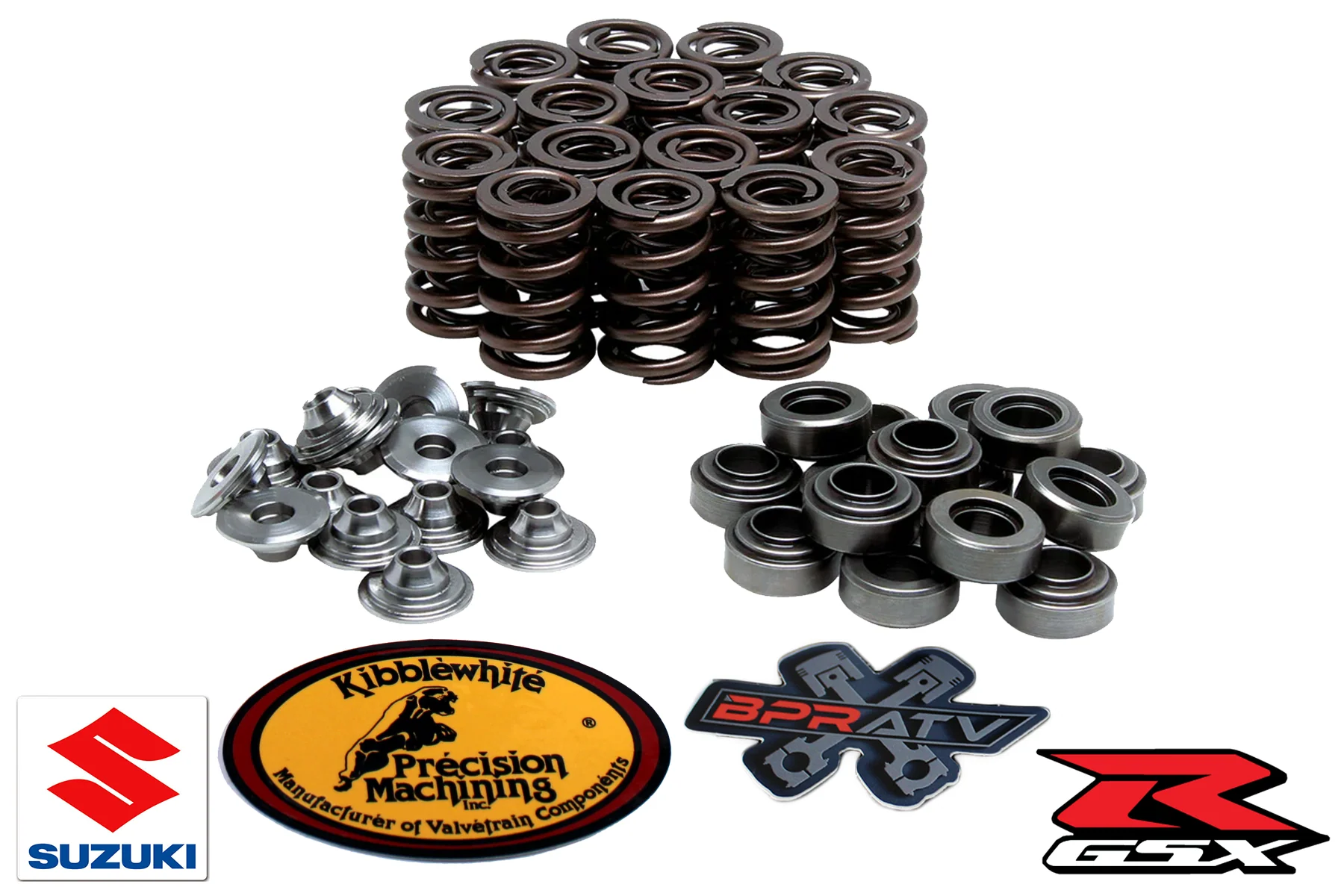 Kibblewhite Titanium Racing Spring Kit 93-98 Suzuki GSX-R R1100W 93-95 GSX-R750W - Image 4
