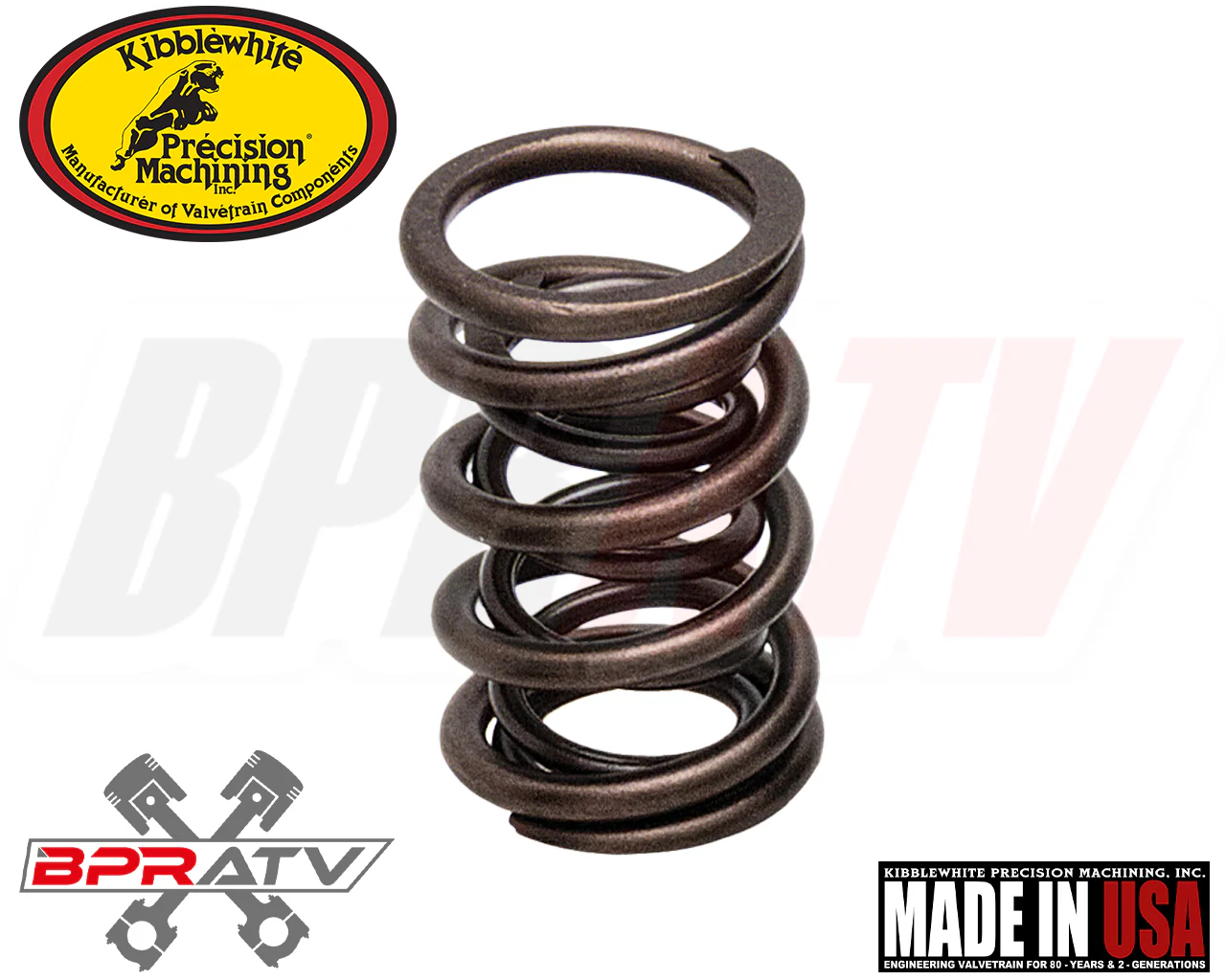 Kibblewhite Titanium Valve Spring Kit 1990-1999 Suzuki DR250 DR350 SE +Red Seals - Image 16
