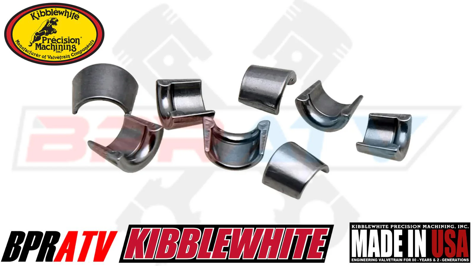 Kibblewhite Valve Keepers Kit OEM Head Guide Rebuild Yamaha YFZ450 YZ450F YFZ WR - Image 8