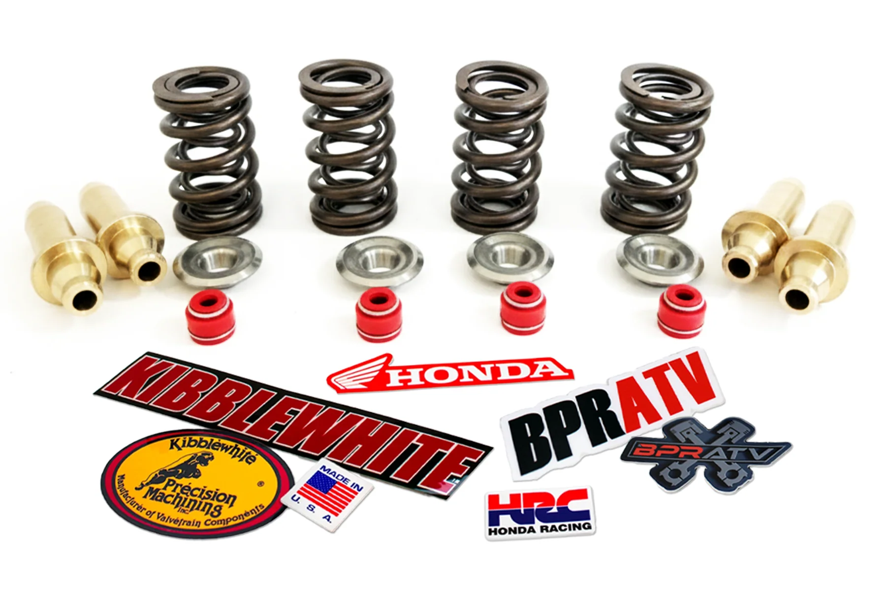 Kibblewhite 30-3111 30-3120 Titanium Spring Kit Valve Guides Seal TRX400EX XR400 - Image 3