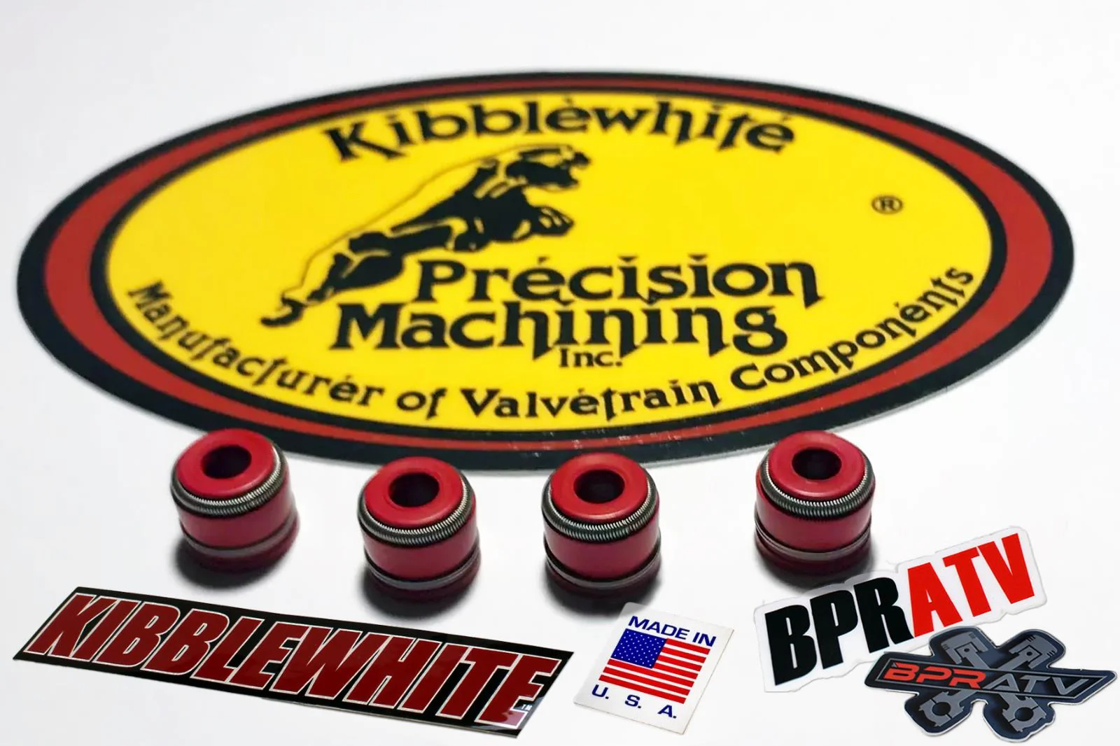 Kibblewhite Valve Spring Kit 80-81400 YZ250F 14-18 WR250F 14-19 RED Viton Seals - Image 12